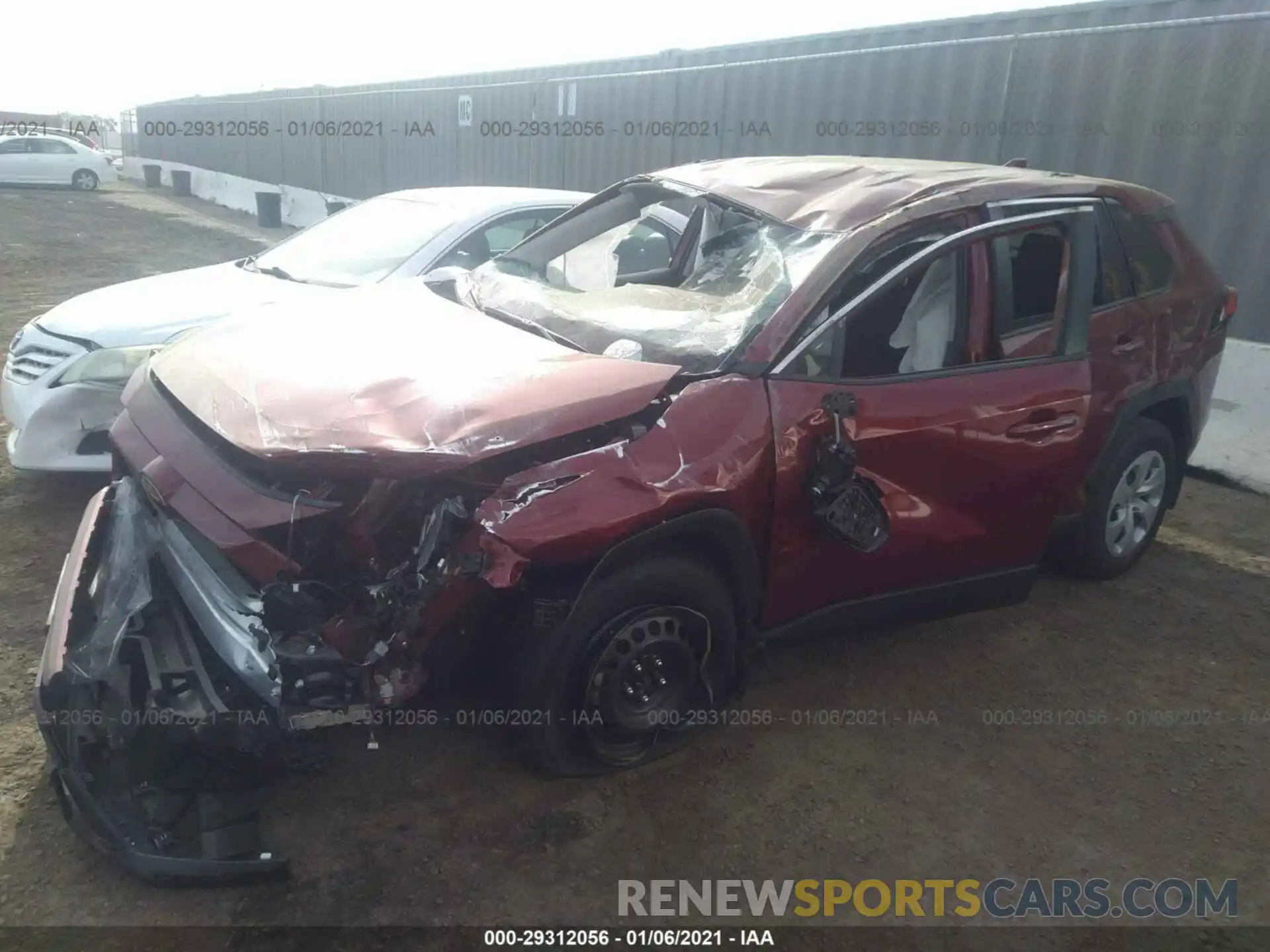 2 Photograph of a damaged car JTMK1RFV1LD061125 TOYOTA RAV4 2020