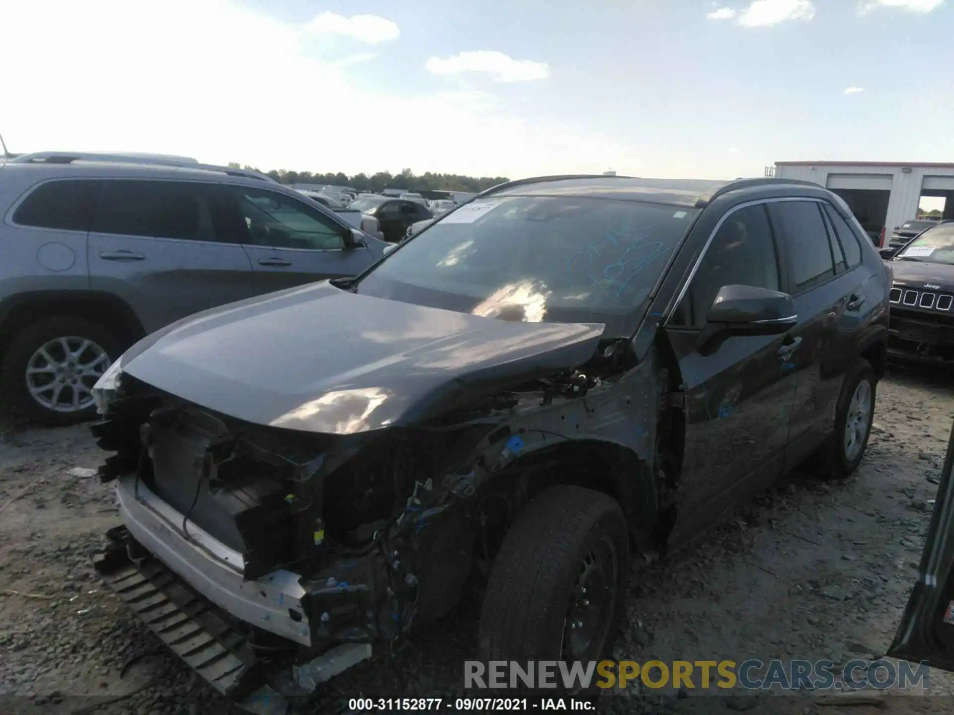 2 Photograph of a damaged car JTMK1RFV4LD054170 TOYOTA RAV4 2020