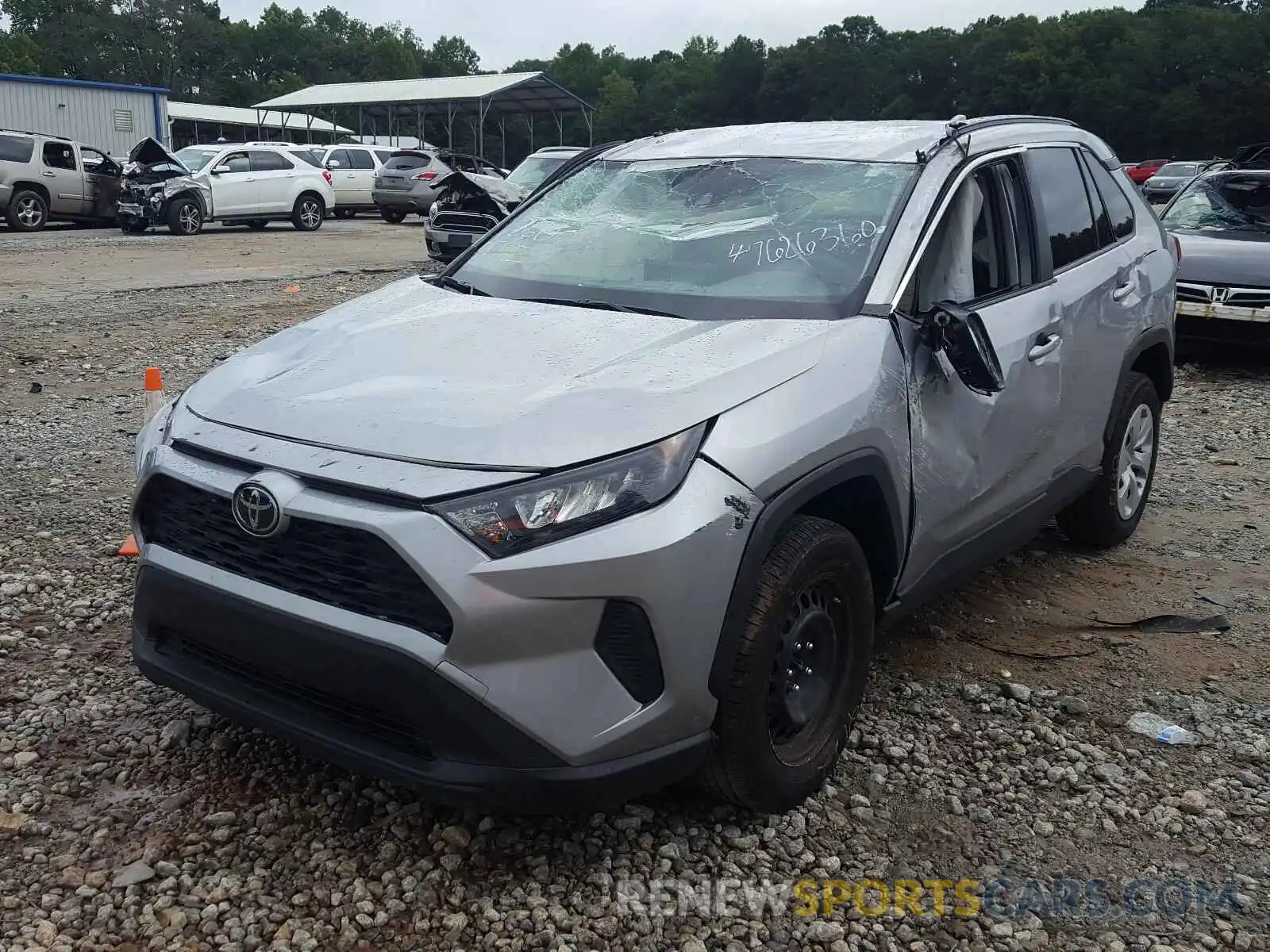 2 Photograph of a damaged car JTMK1RFV5LD047356 TOYOTA RAV4 2020