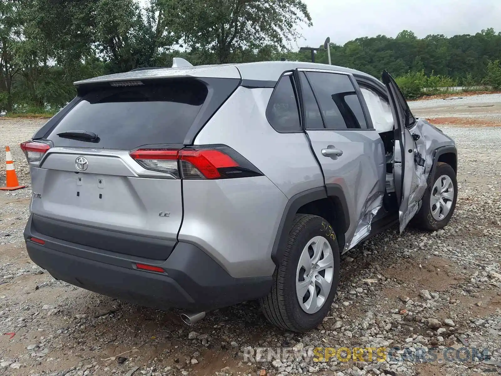 4 Фотография поврежденного автомобиля JTMK1RFV5LD047356 TOYOTA RAV4 2020