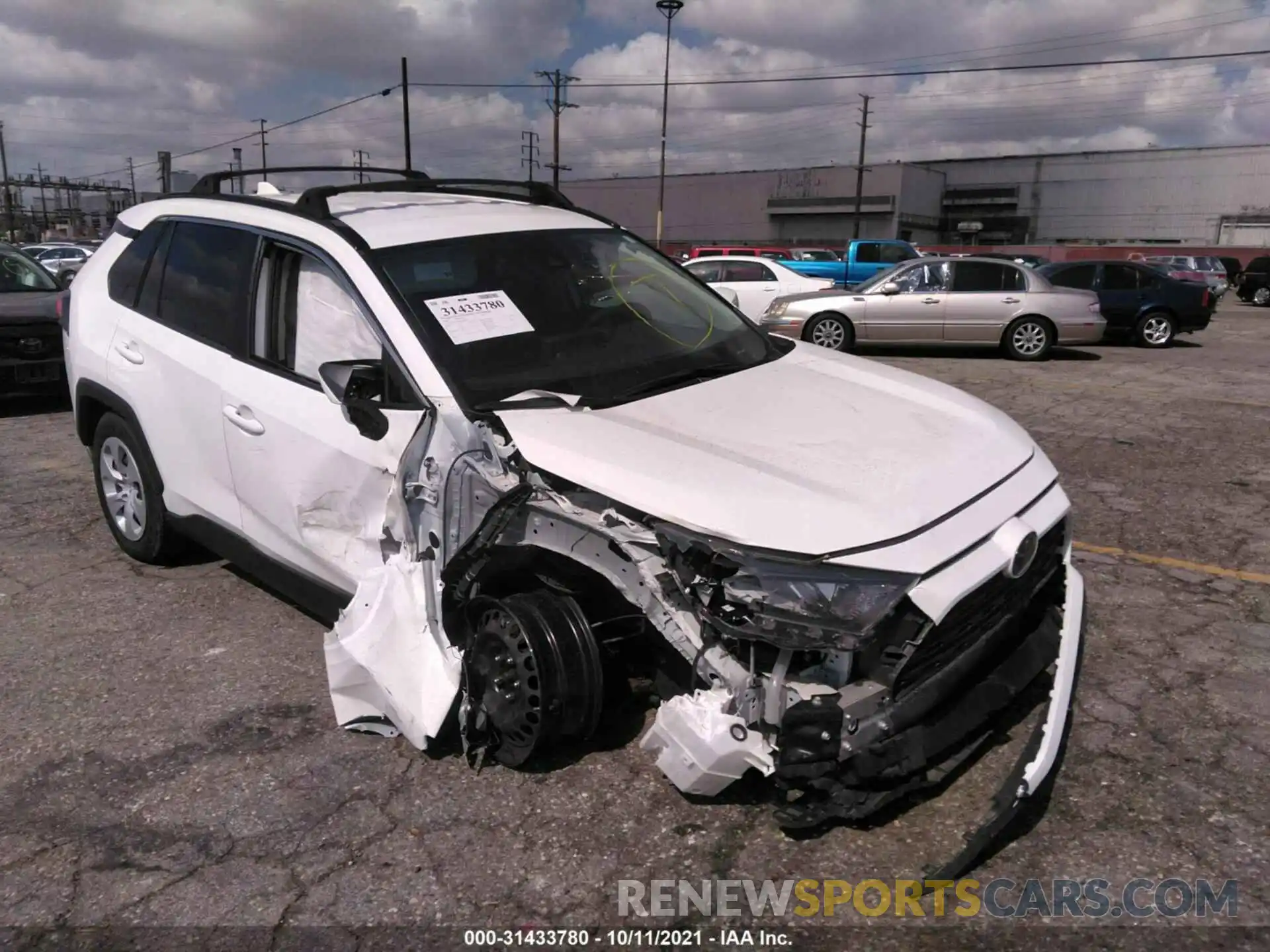 1 Photograph of a damaged car JTMK1RFV8LD060294 TOYOTA RAV4 2020