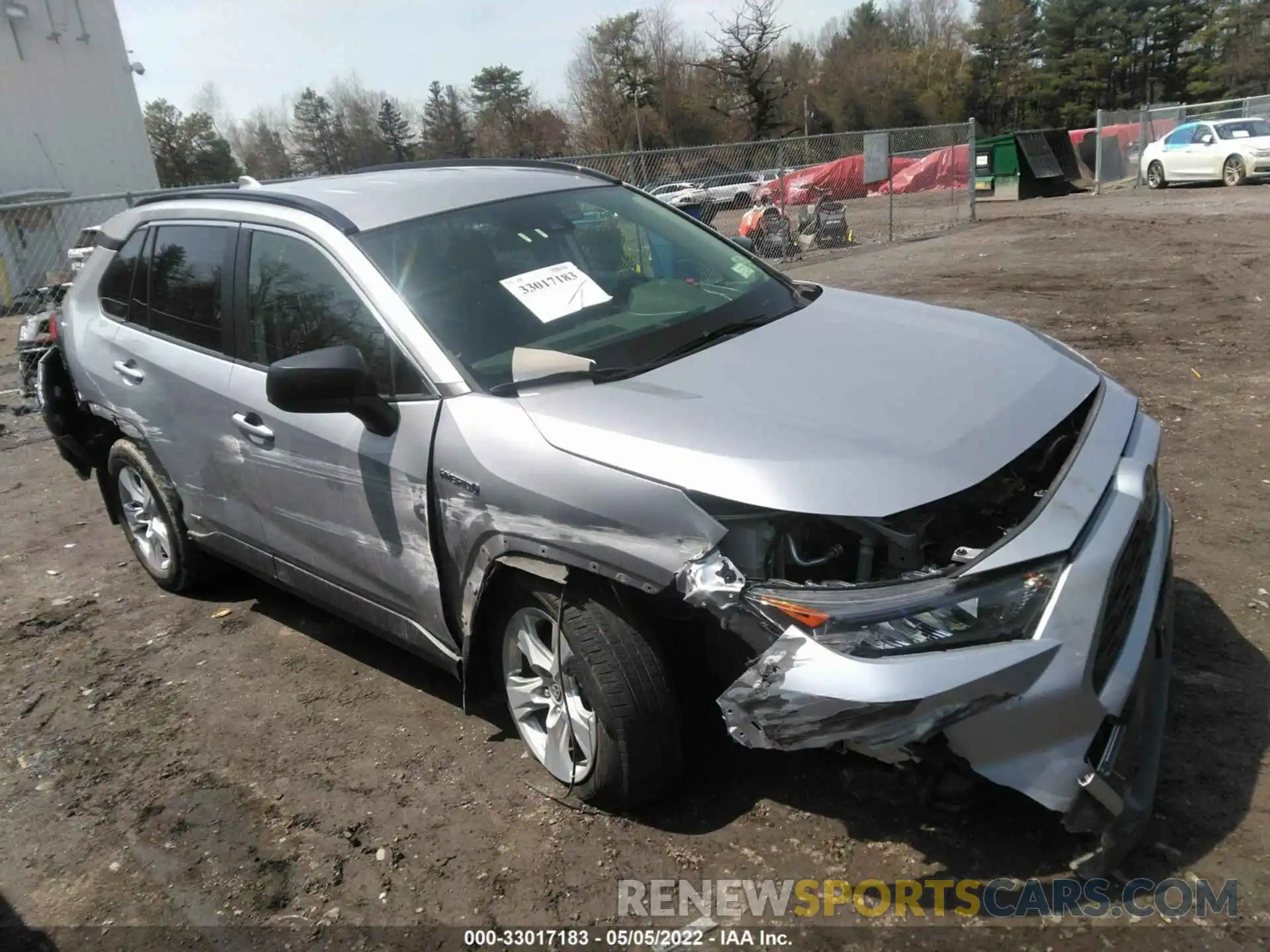 1 Photograph of a damaged car JTMLWRFV1LD048588 TOYOTA RAV4 2020