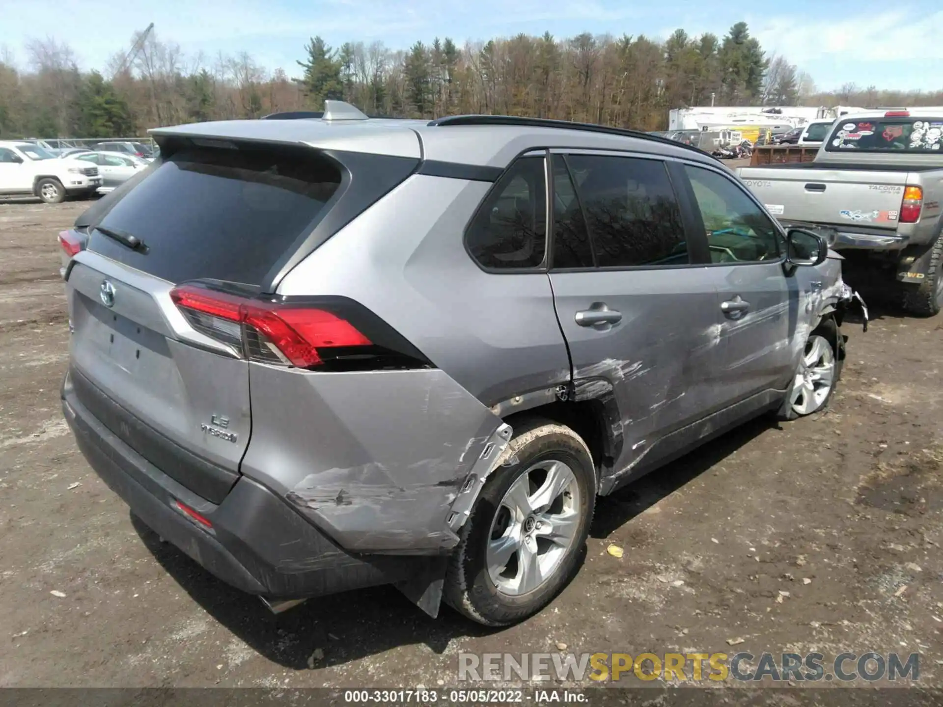 4 Photograph of a damaged car JTMLWRFV1LD048588 TOYOTA RAV4 2020