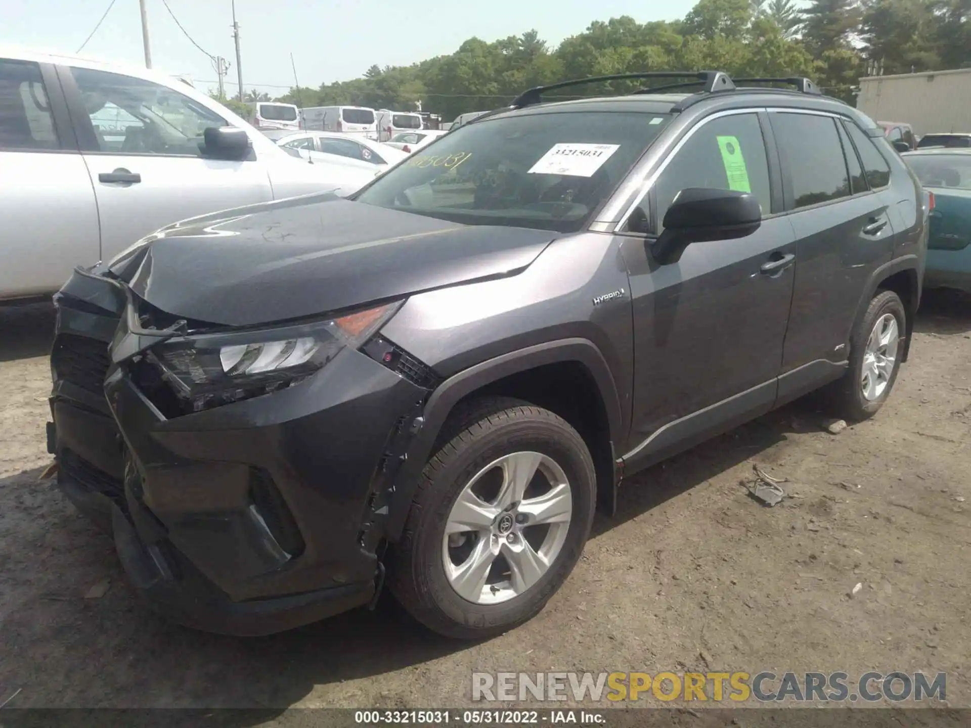 2 Photograph of a damaged car JTMLWRFV1LD070672 TOYOTA RAV4 2020