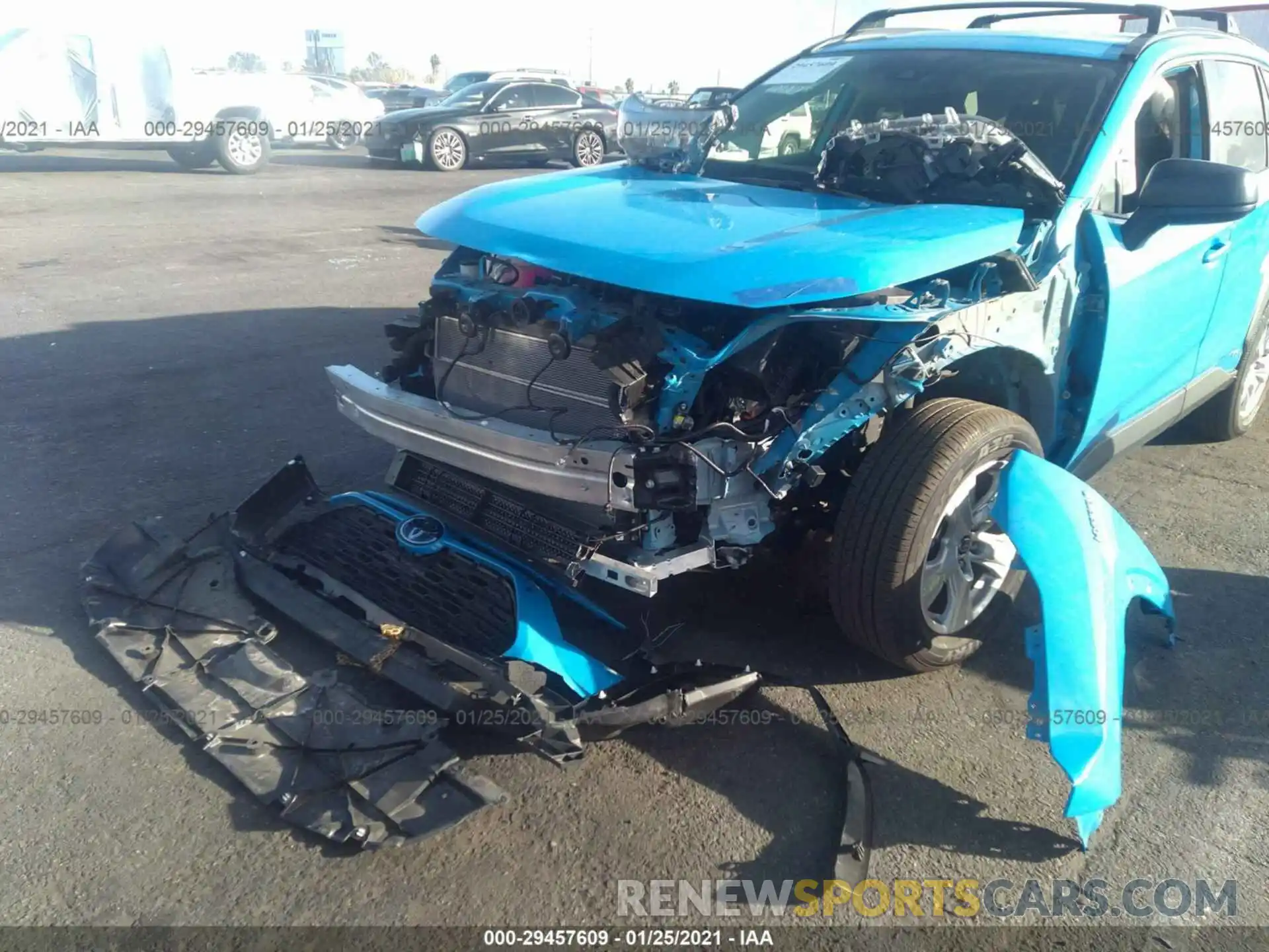 6 Photograph of a damaged car JTMLWRFV3LD055199 TOYOTA RAV4 2020