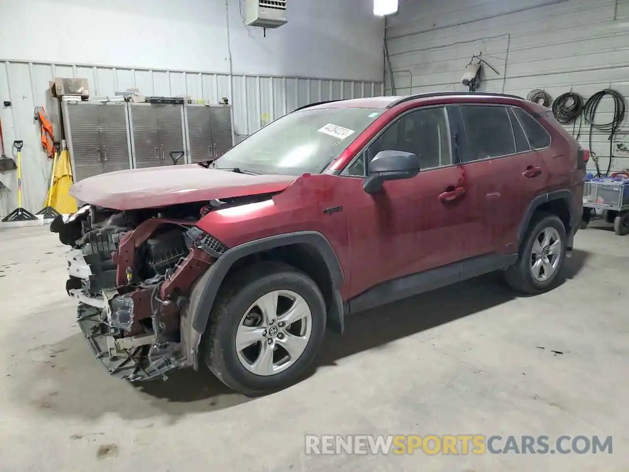 1 Photograph of a damaged car JTMLWRFV4LD070794 TOYOTA RAV4 2020