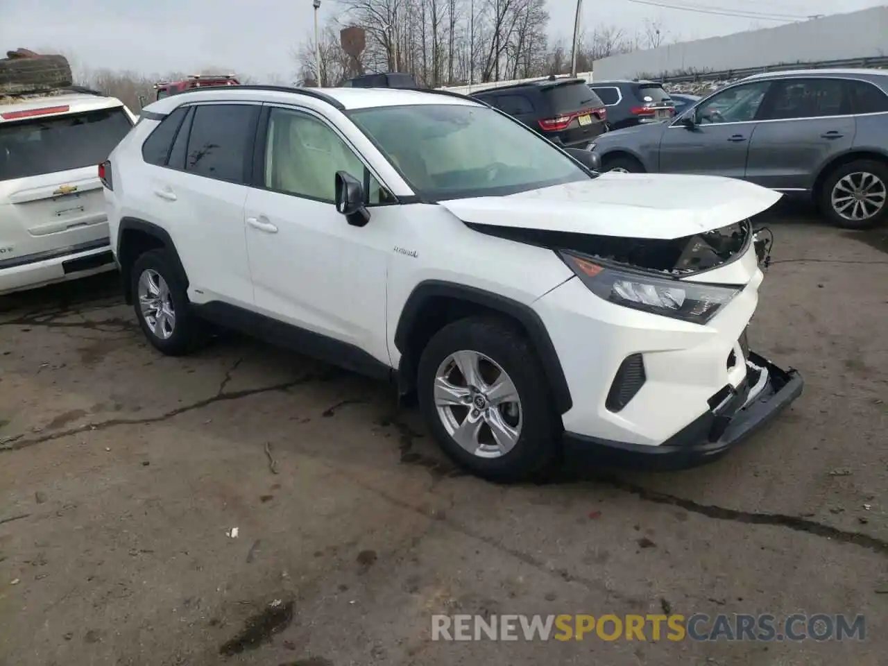 1 Photograph of a damaged car JTMLWRFV4LD549233 TOYOTA RAV4 2020