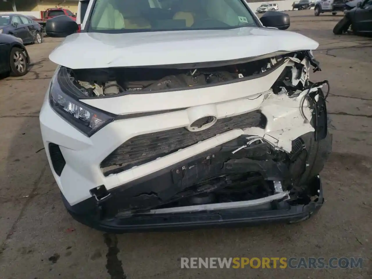 9 Photograph of a damaged car JTMLWRFV4LD549233 TOYOTA RAV4 2020