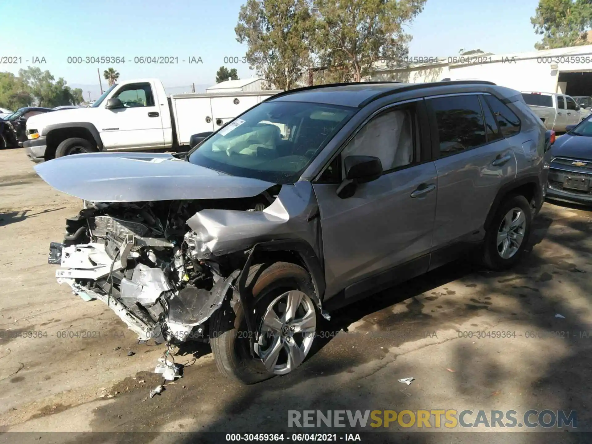 2 Photograph of a damaged car JTMLWRFV5LD059934 TOYOTA RAV4 2020