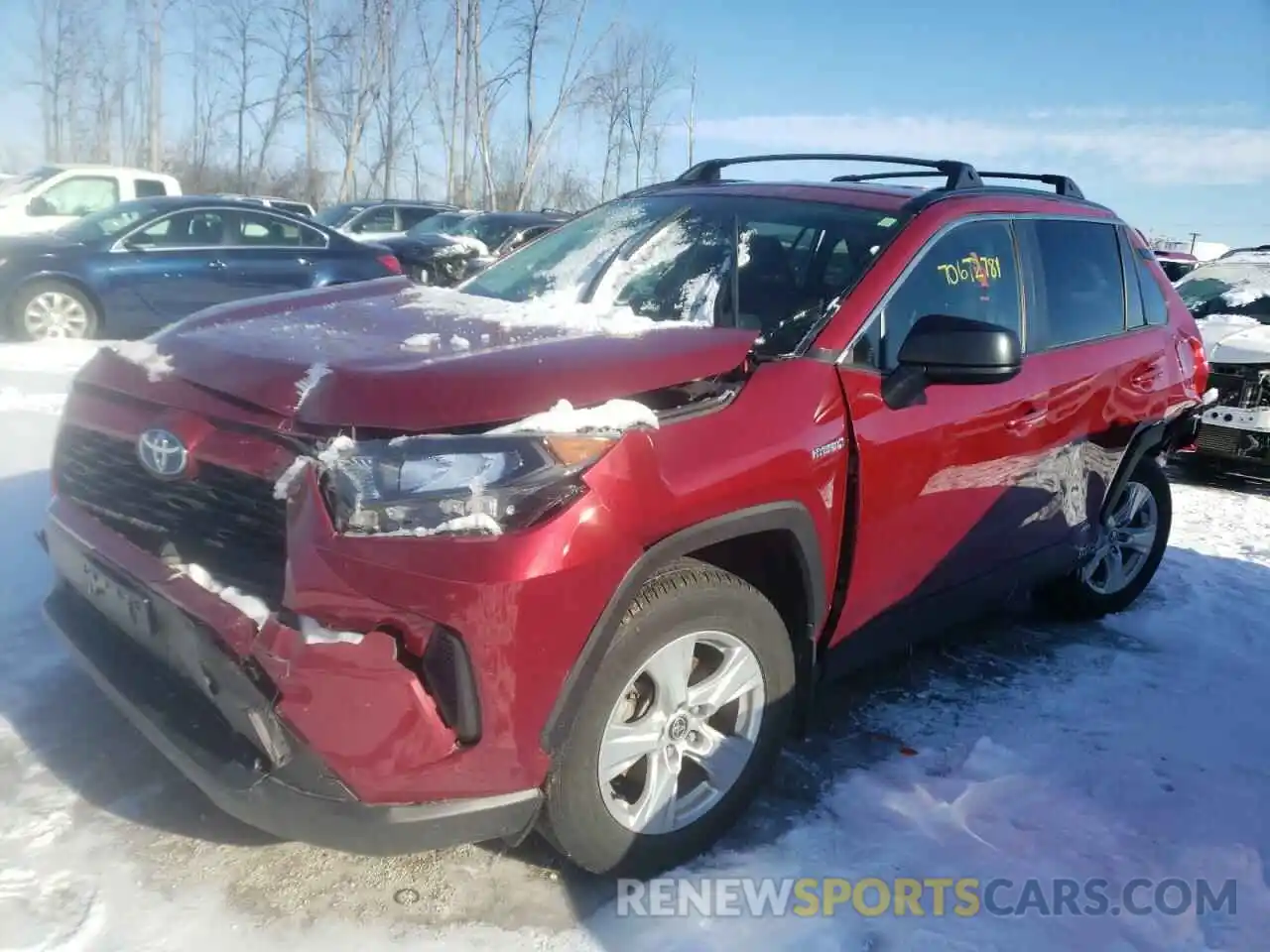 2 Photograph of a damaged car JTMLWRFV6LD045718 TOYOTA RAV4 2020