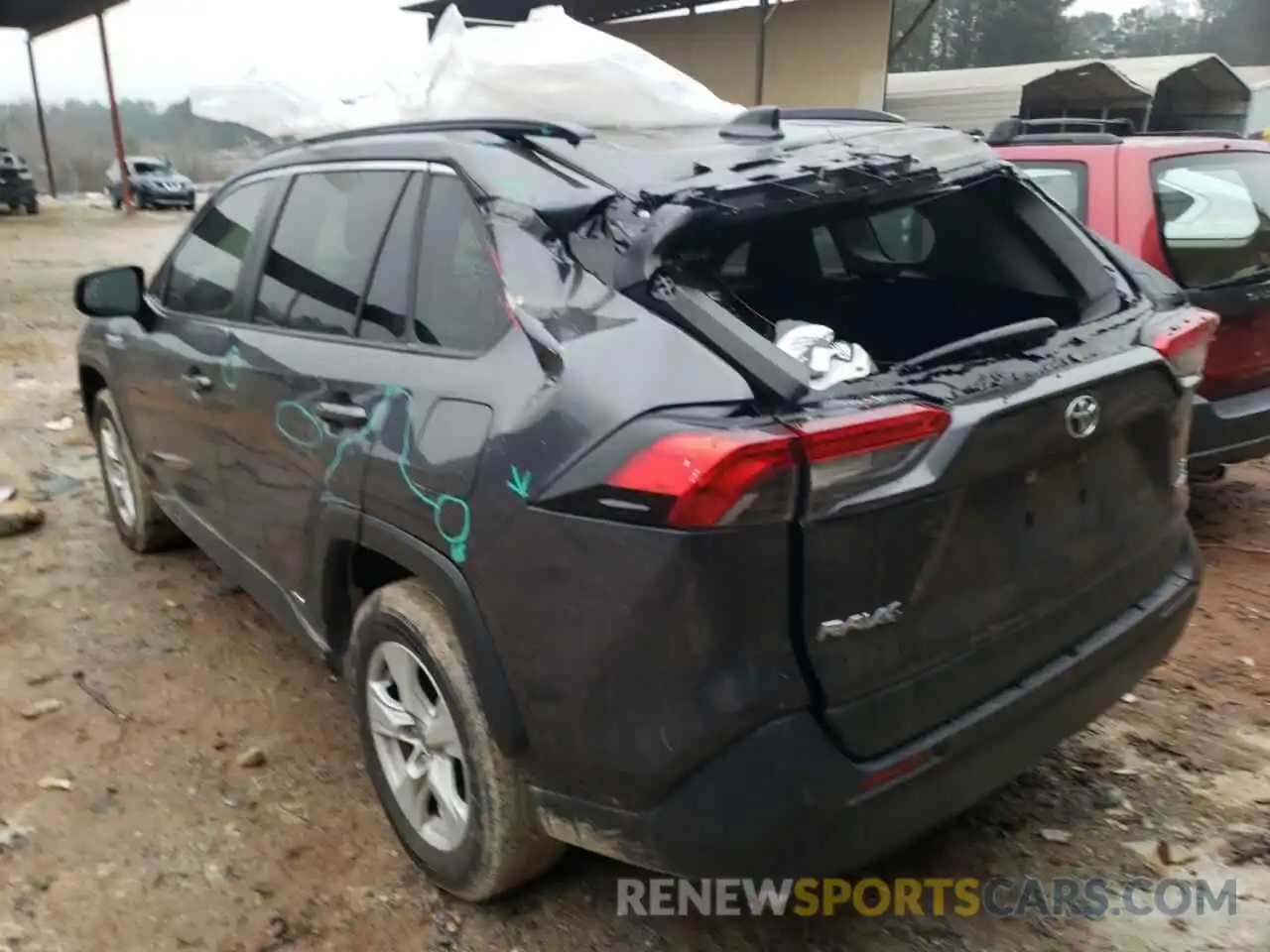 3 Photograph of a damaged car JTMLWRFV6LD045900 TOYOTA RAV4 2020