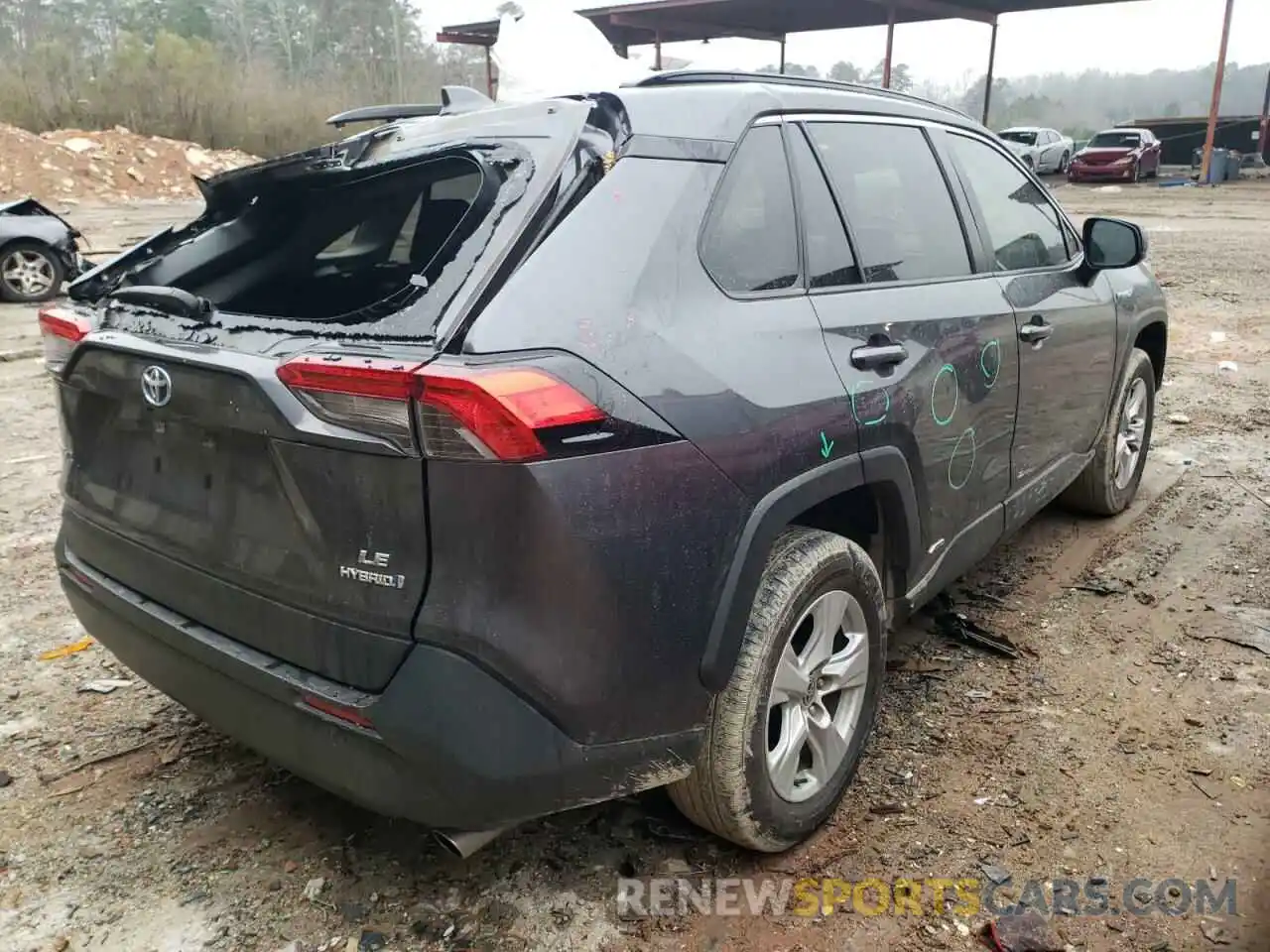 4 Photograph of a damaged car JTMLWRFV6LD045900 TOYOTA RAV4 2020