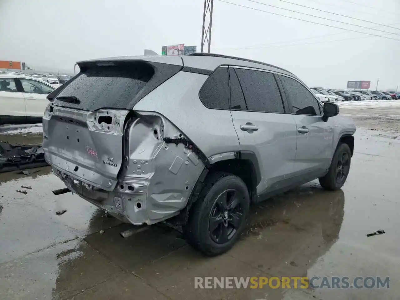 3 Photograph of a damaged car JTMLWRFV8LD071978 TOYOTA RAV4 2020