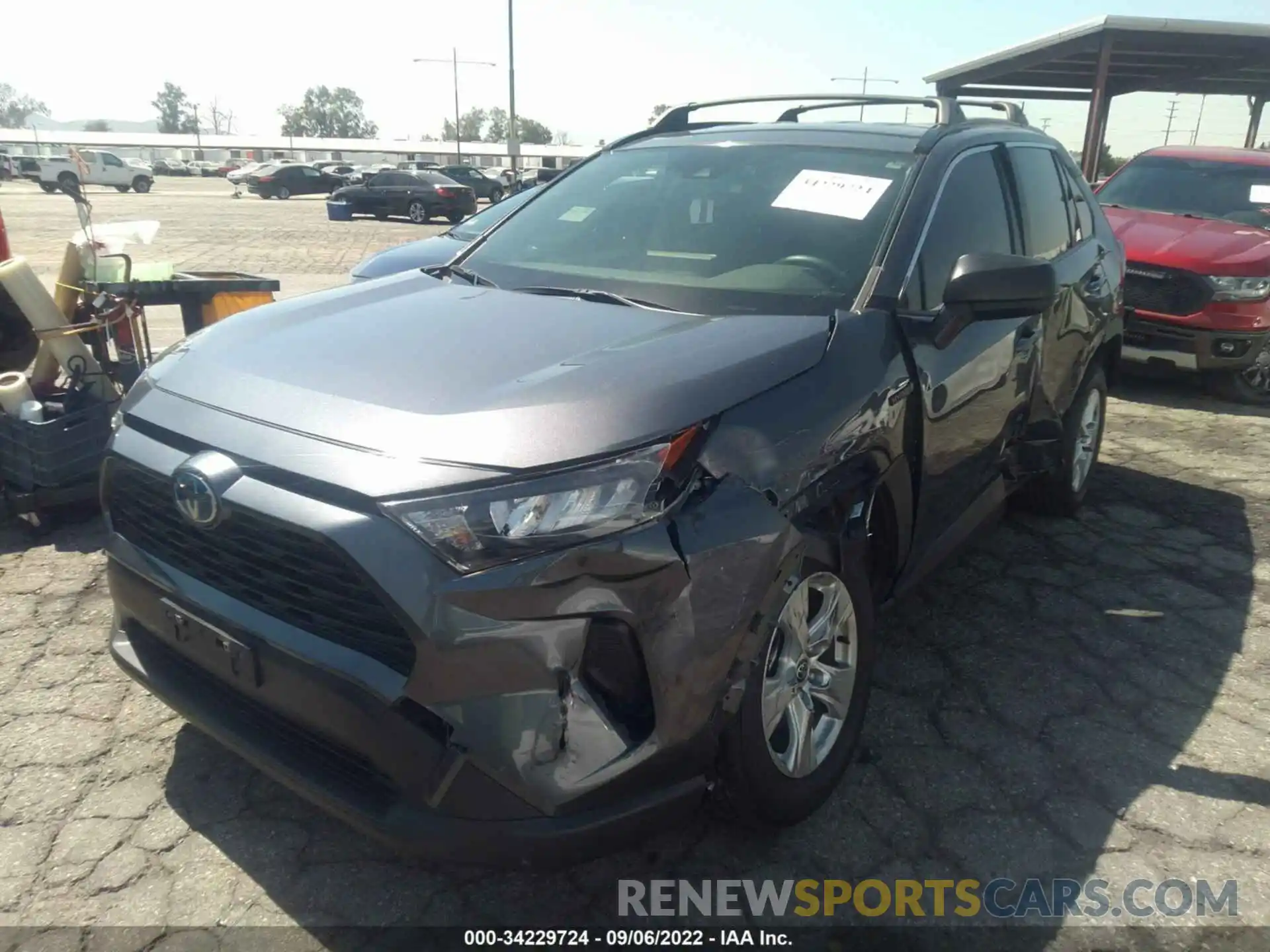 2 Photograph of a damaged car JTMLWRFV9LD069415 TOYOTA RAV4 2020