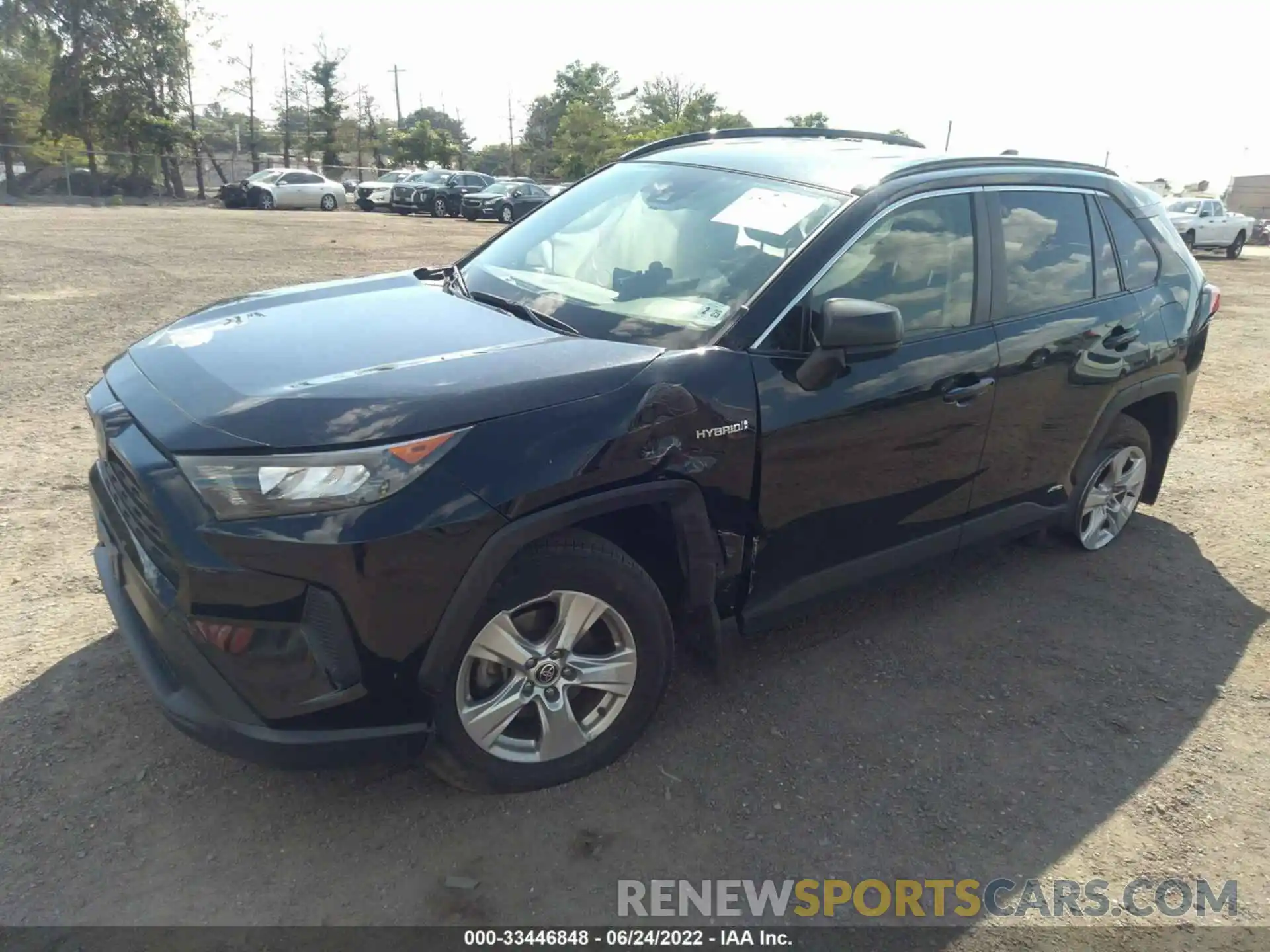 2 Photograph of a damaged car JTMLWRFV9LD534856 TOYOTA RAV4 2020