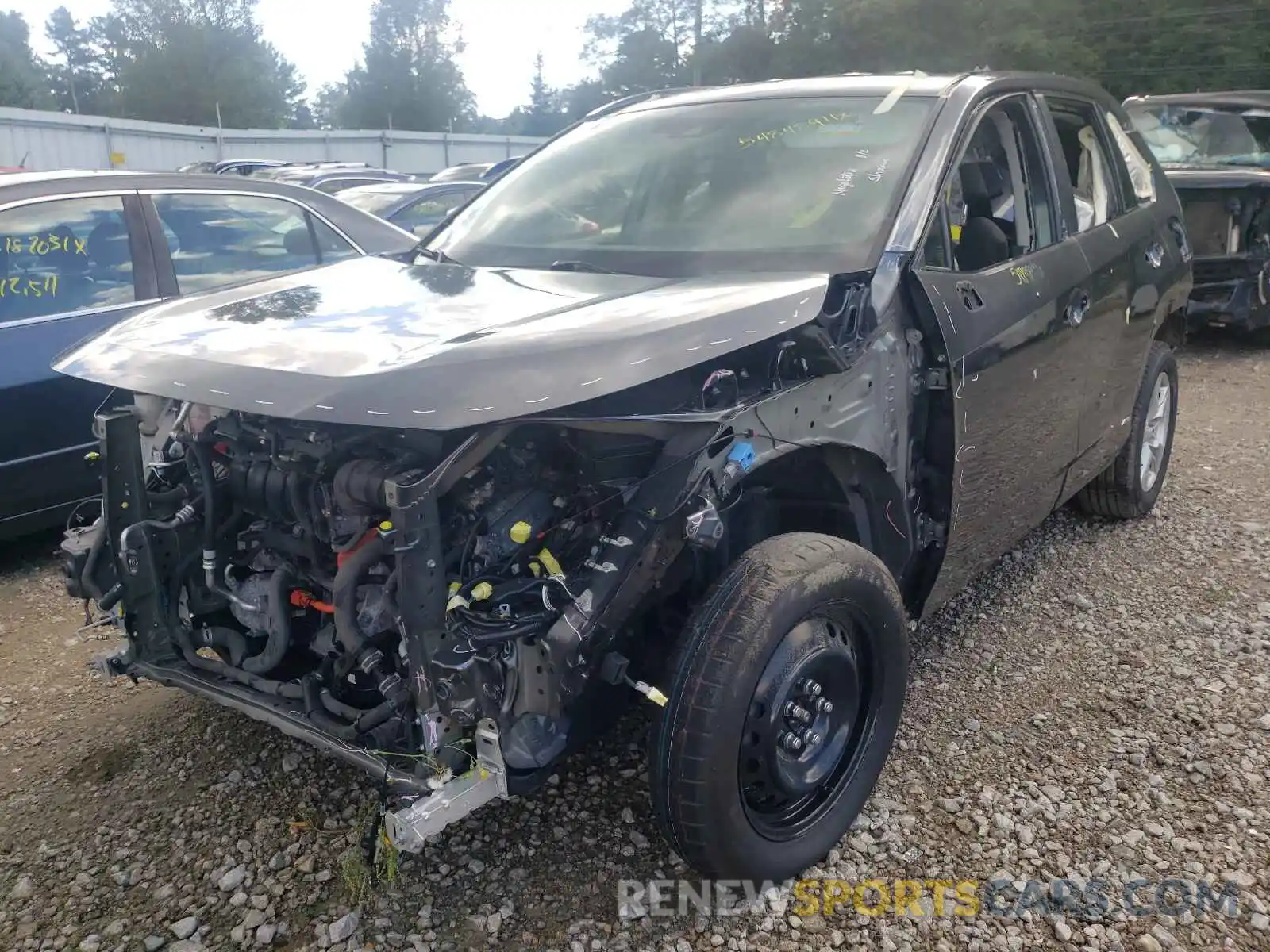 2 Photograph of a damaged car JTMLWRFV9LD536400 TOYOTA RAV4 2020