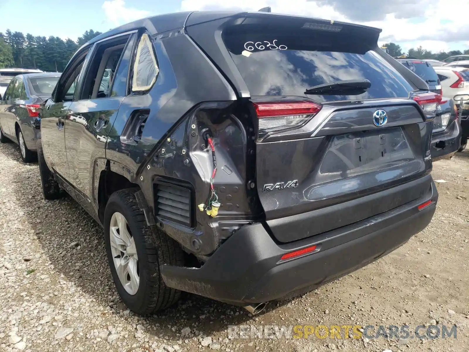 3 Photograph of a damaged car JTMLWRFV9LD536400 TOYOTA RAV4 2020