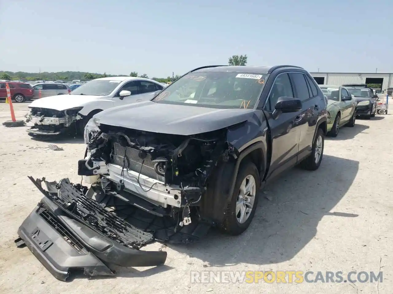 2 Photograph of a damaged car JTMLWRFVXLD529035 TOYOTA RAV4 2020