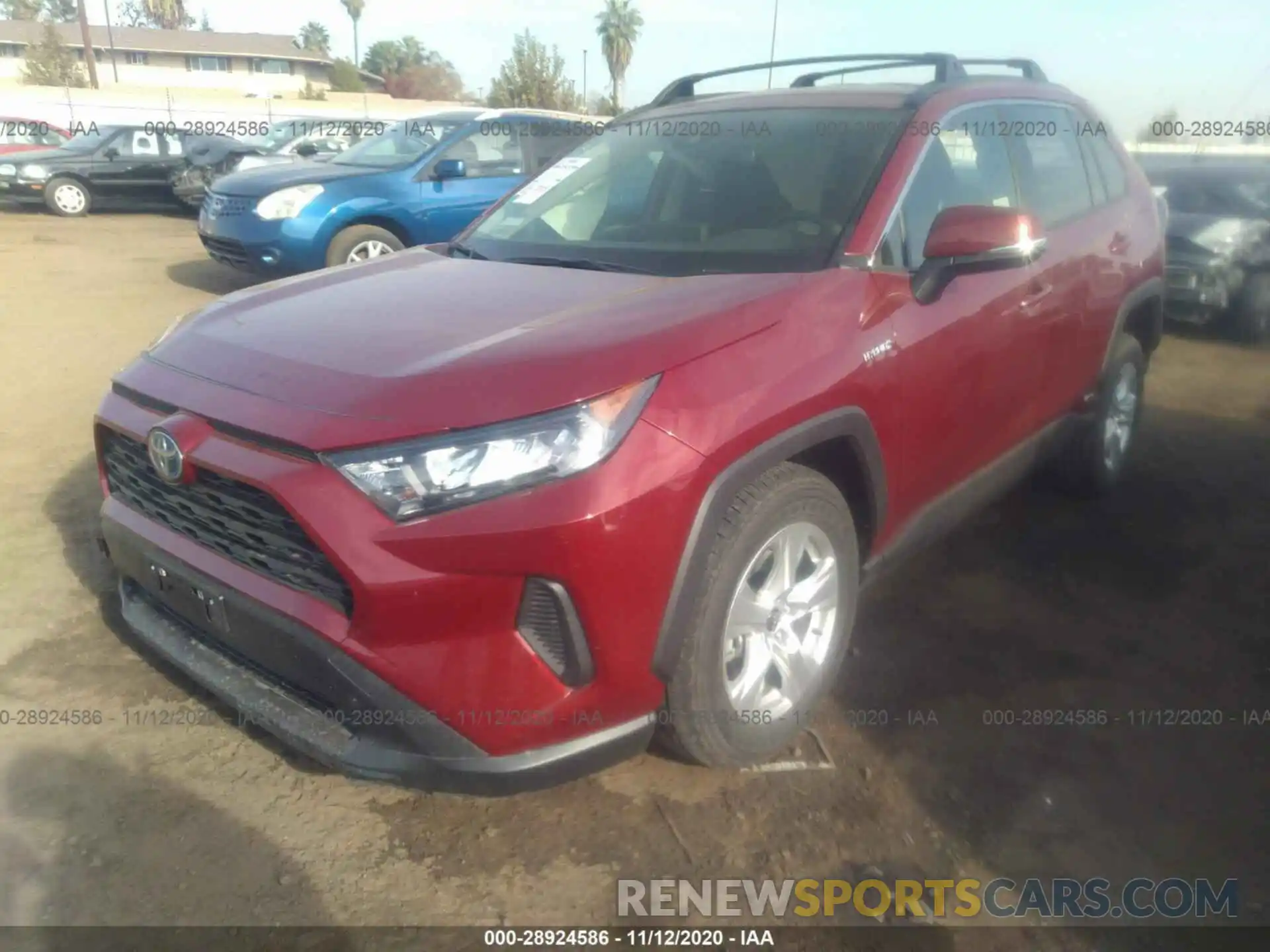 2 Фотография поврежденного автомобиля JTMM6RFV0LD006112 TOYOTA RAV4 2020