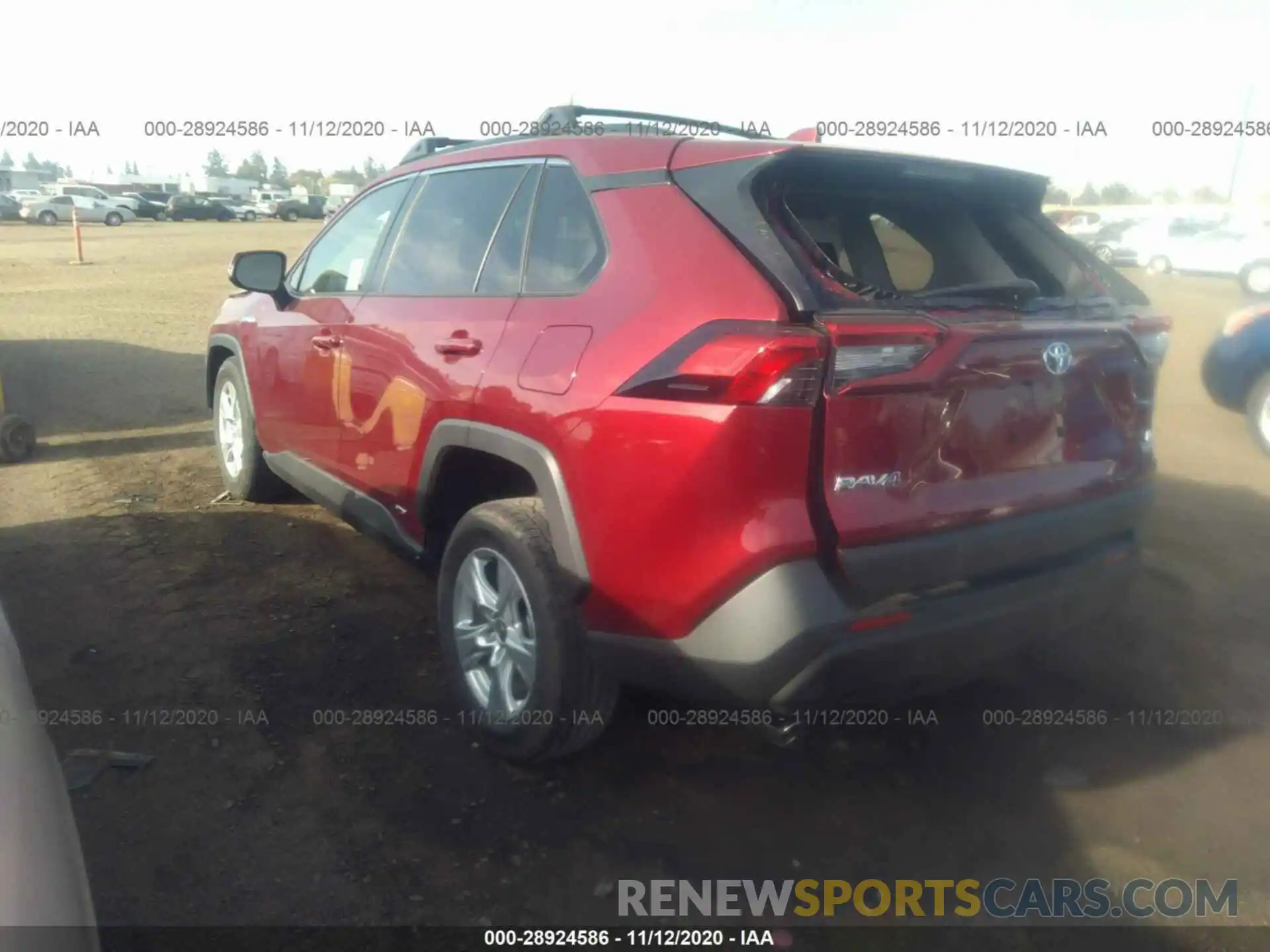 3 Фотография поврежденного автомобиля JTMM6RFV0LD006112 TOYOTA RAV4 2020