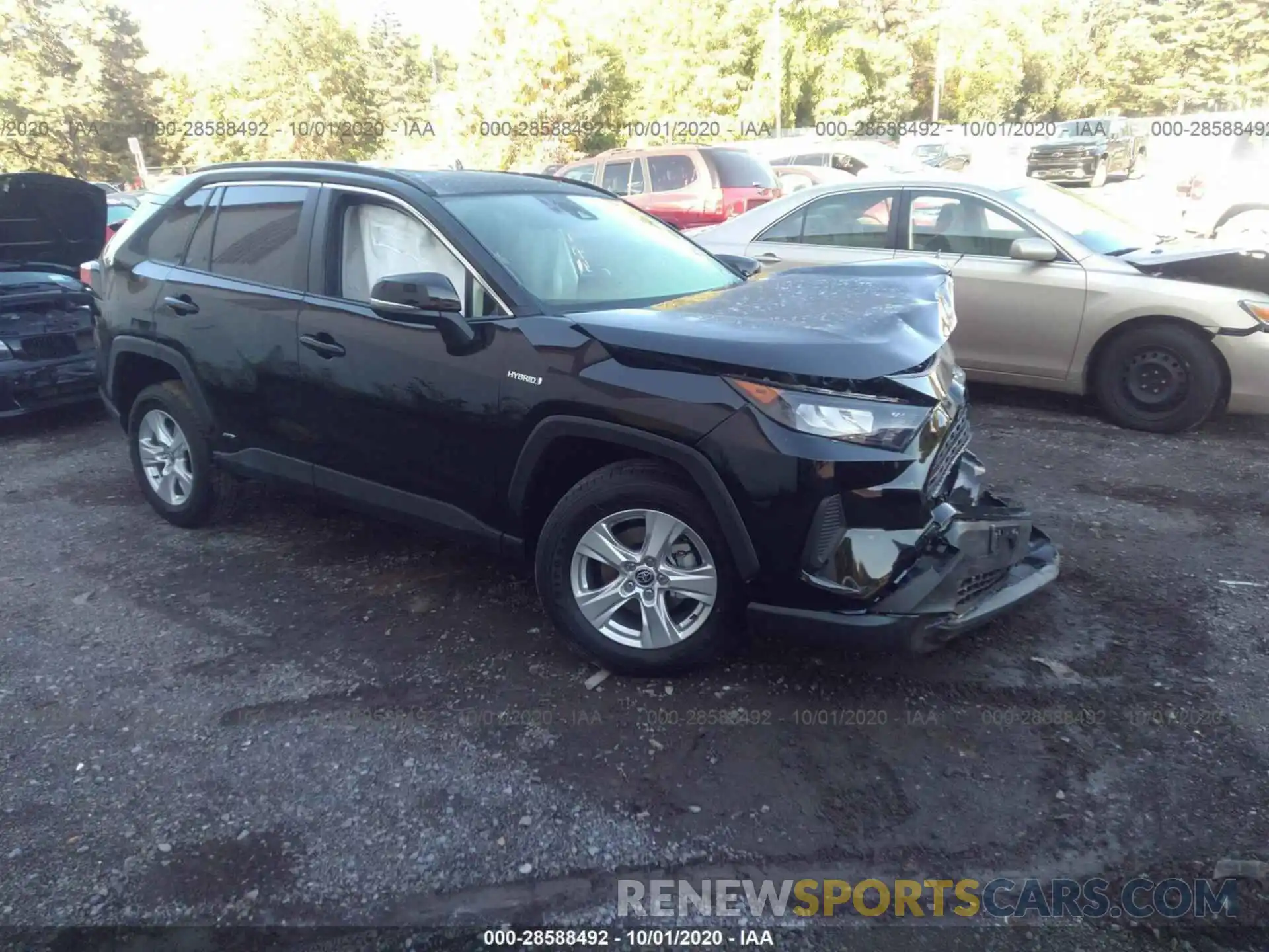 1 Photograph of a damaged car JTMM6RFV0LD006210 TOYOTA RAV4 2020