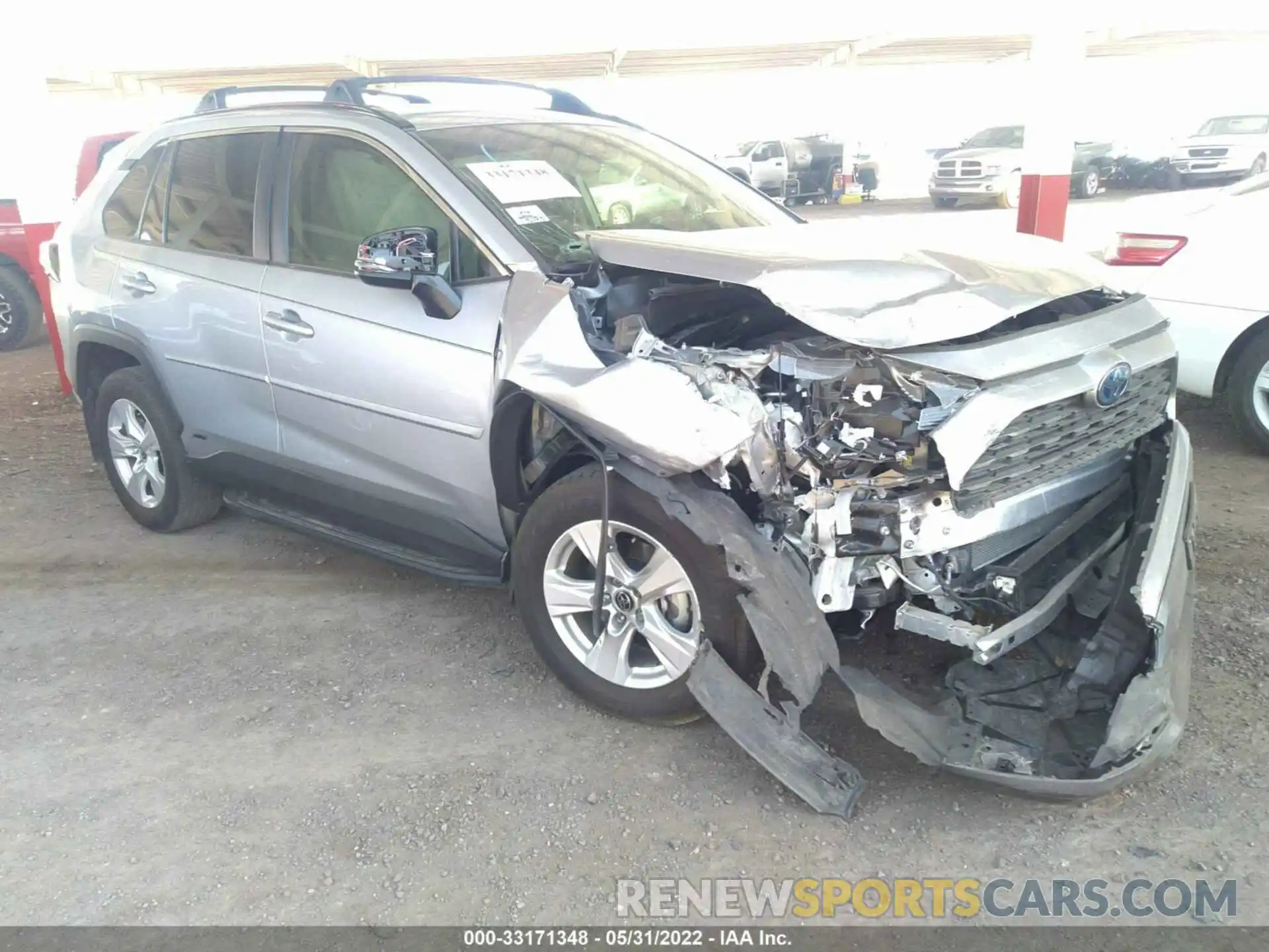 1 Photograph of a damaged car JTMM6RFV2LD004975 TOYOTA RAV4 2020