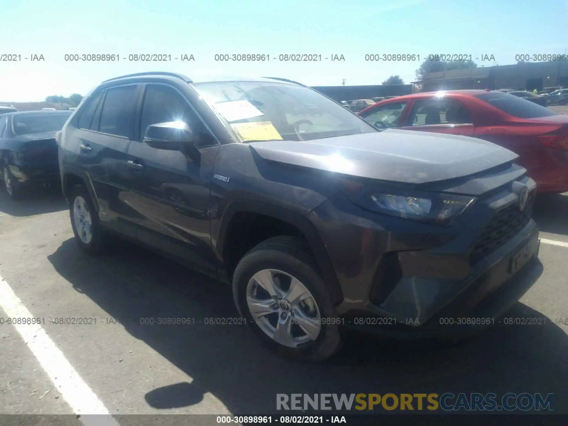 1 Photograph of a damaged car JTMM6RFV3LD002278 TOYOTA RAV4 2020