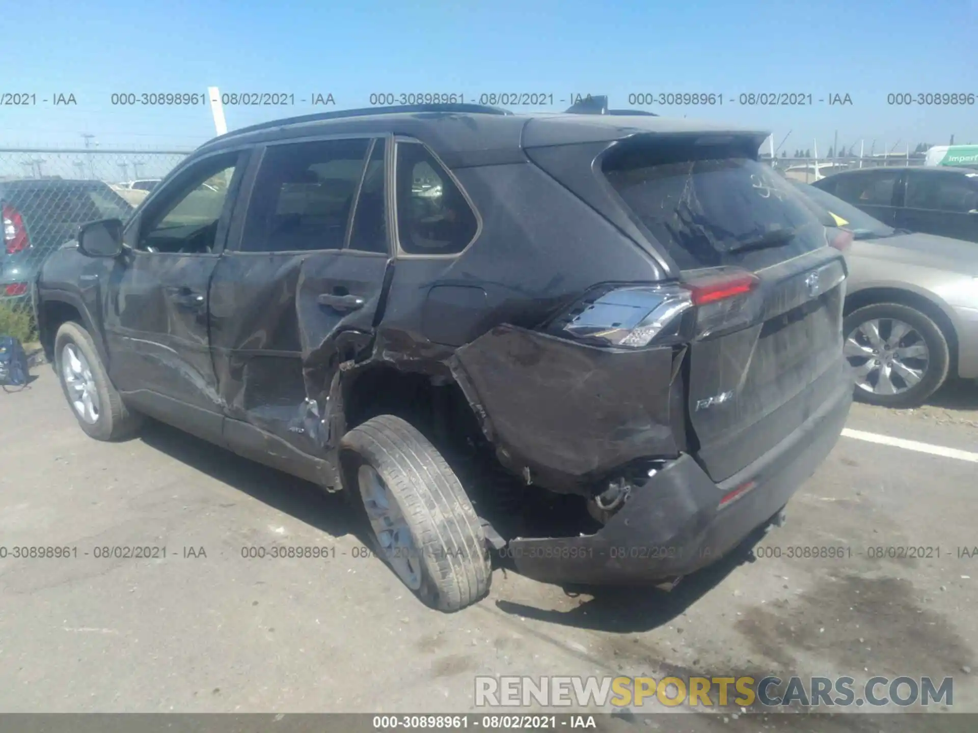 3 Фотография поврежденного автомобиля JTMM6RFV3LD002278 TOYOTA RAV4 2020