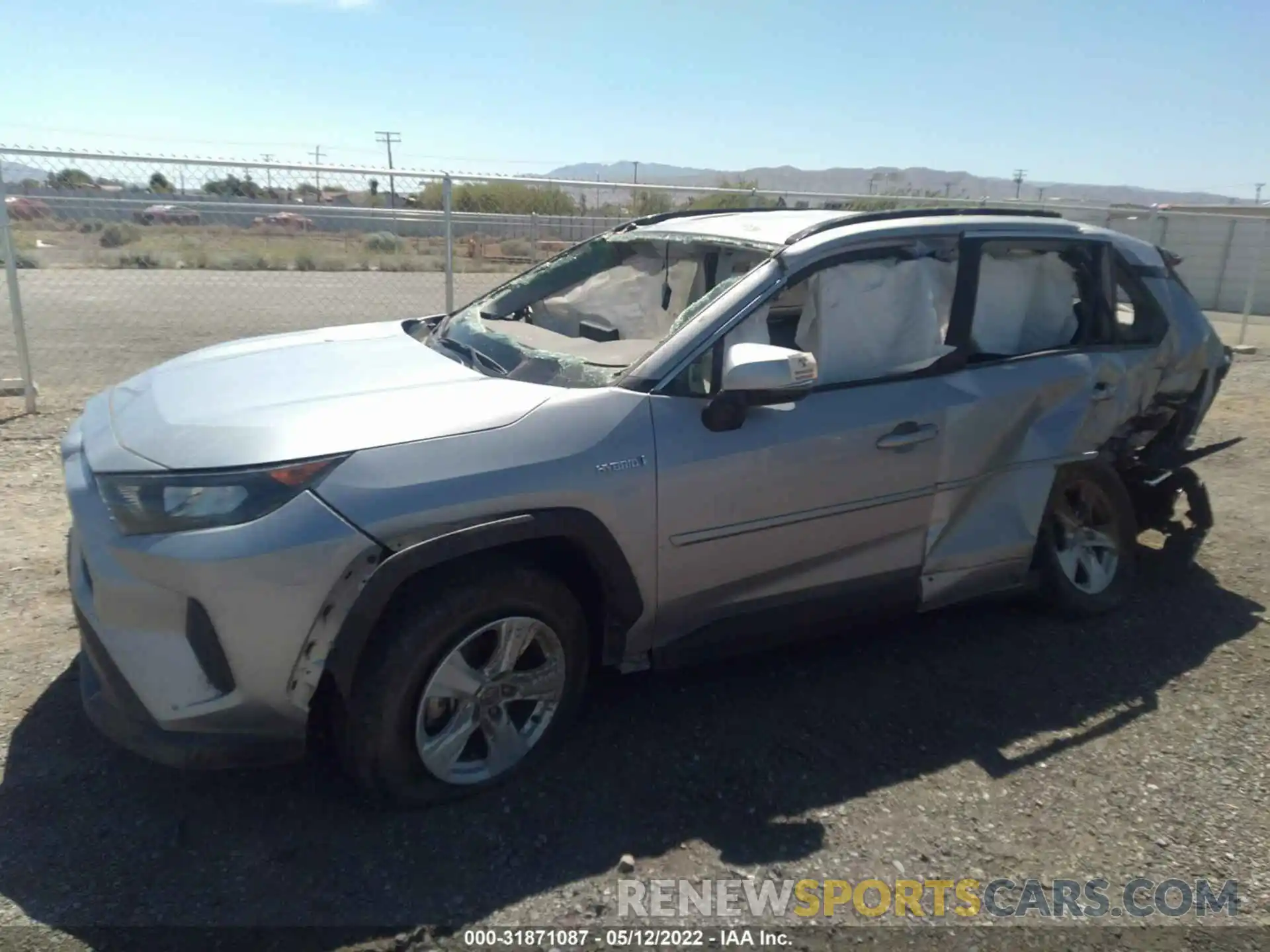 2 Photograph of a damaged car JTMM6RFV5LD002539 TOYOTA RAV4 2020