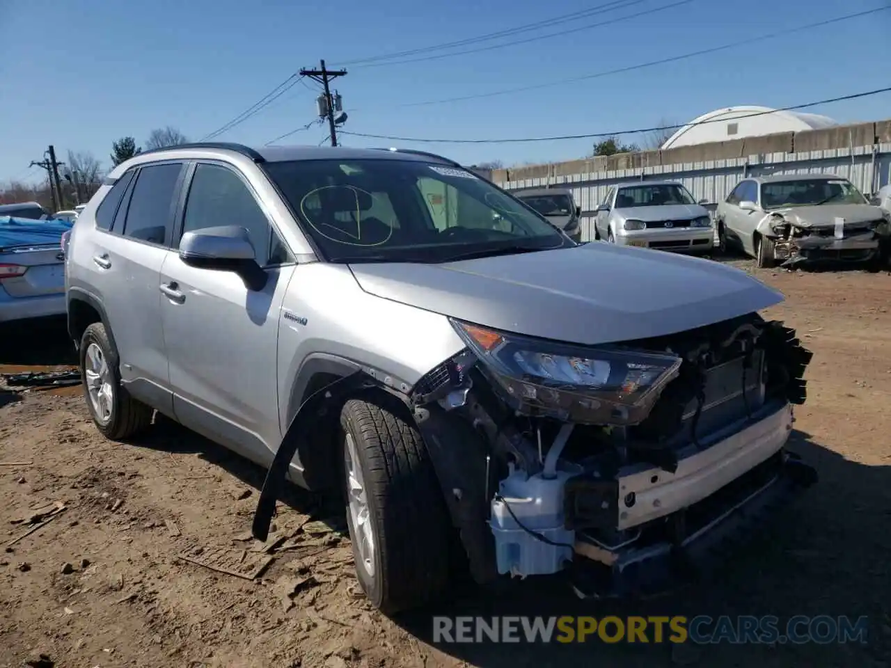 1 Photograph of a damaged car JTMM6RFV5LD003738 TOYOTA RAV4 2020