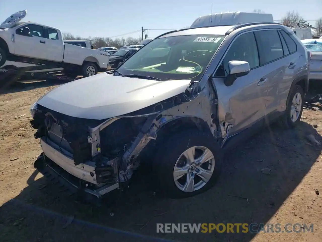 2 Photograph of a damaged car JTMM6RFV5LD003738 TOYOTA RAV4 2020