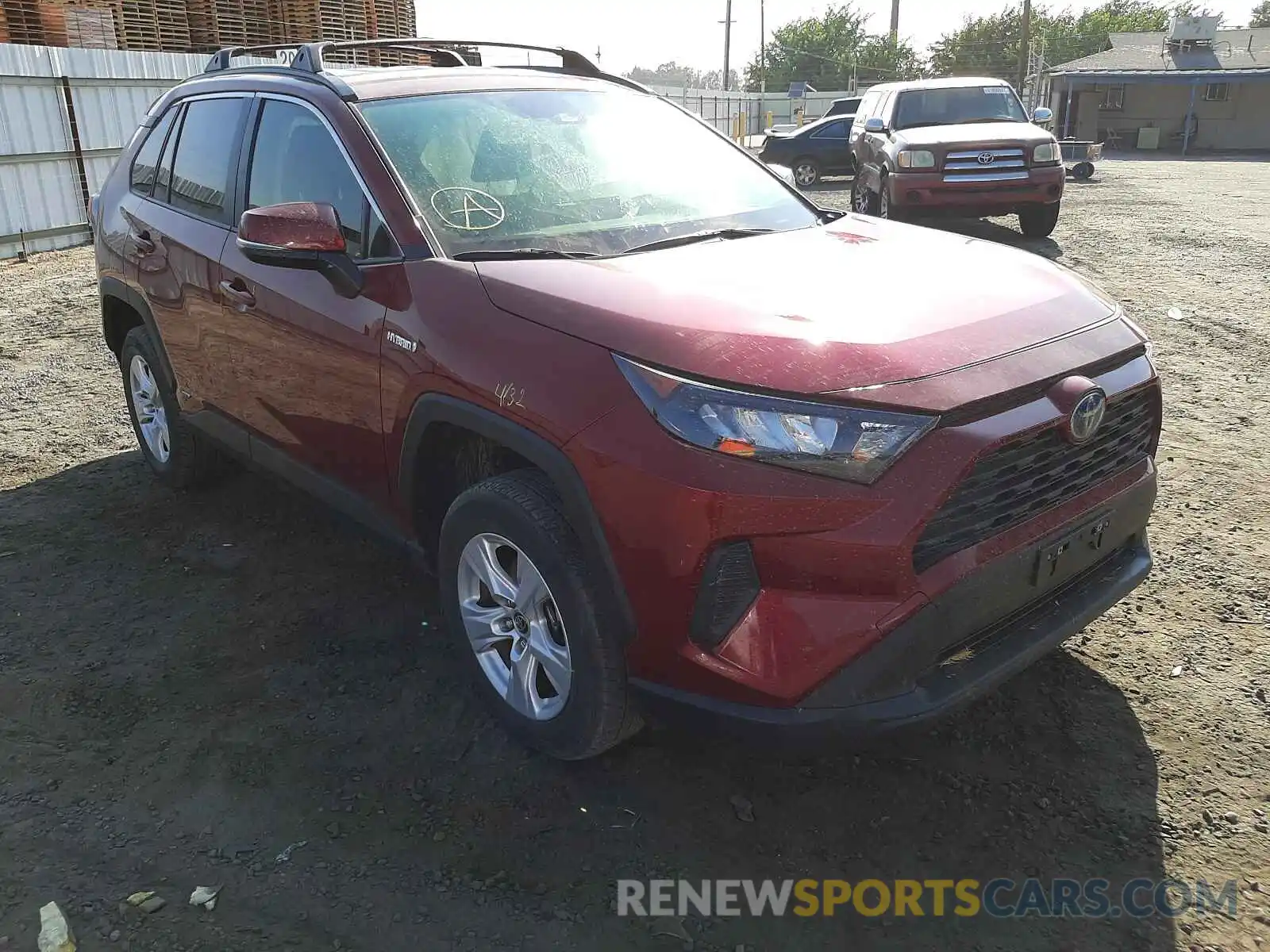 1 Photograph of a damaged car JTMMWRFV1LD044738 TOYOTA RAV4 2020