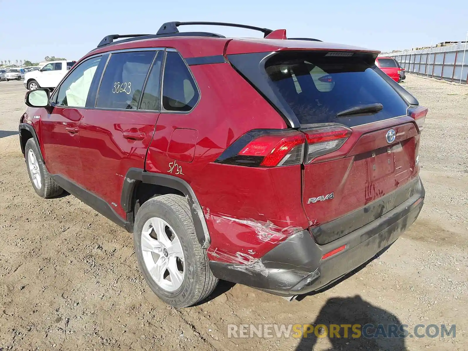 3 Photograph of a damaged car JTMMWRFV1LD044738 TOYOTA RAV4 2020