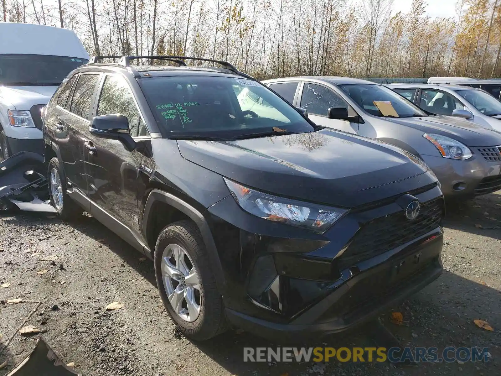 1 Photograph of a damaged car JTMMWRFV1LD060664 TOYOTA RAV4 2020