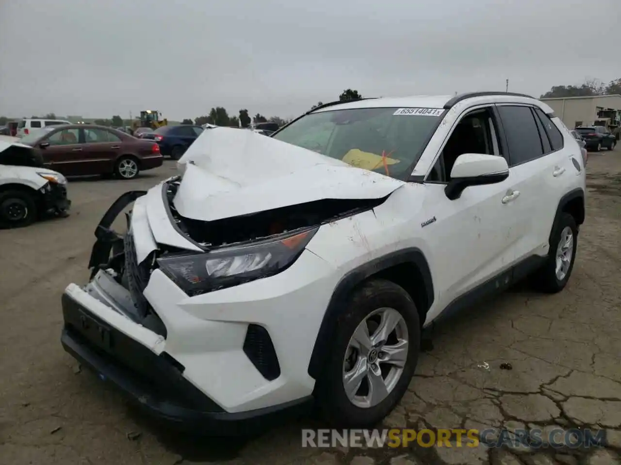 2 Photograph of a damaged car JTMMWRFV1LD070207 TOYOTA RAV4 2020