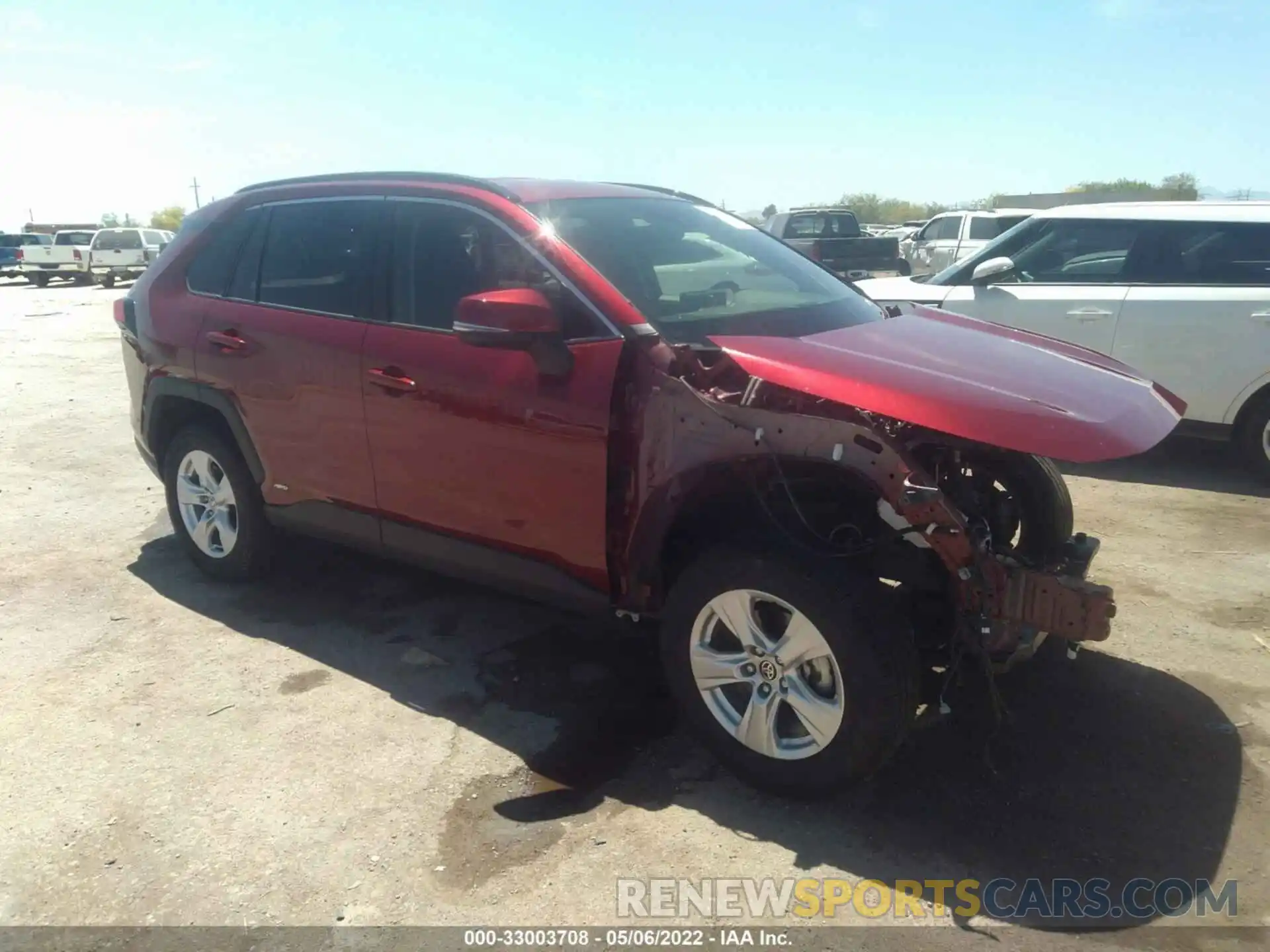 1 Photograph of a damaged car JTMMWRFV2LD063721 TOYOTA RAV4 2020