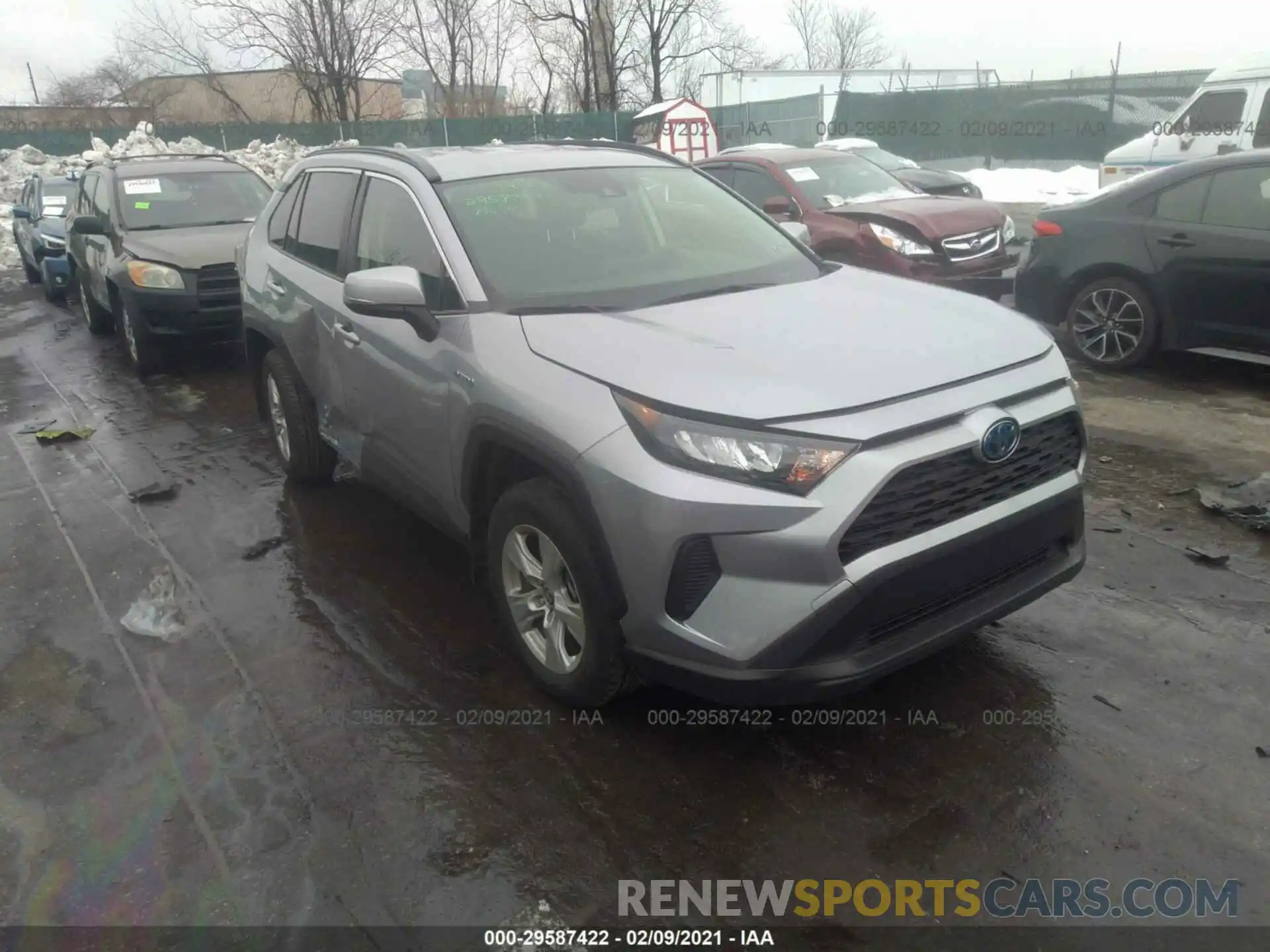 1 Photograph of a damaged car JTMMWRFV2LD533651 TOYOTA RAV4 2020