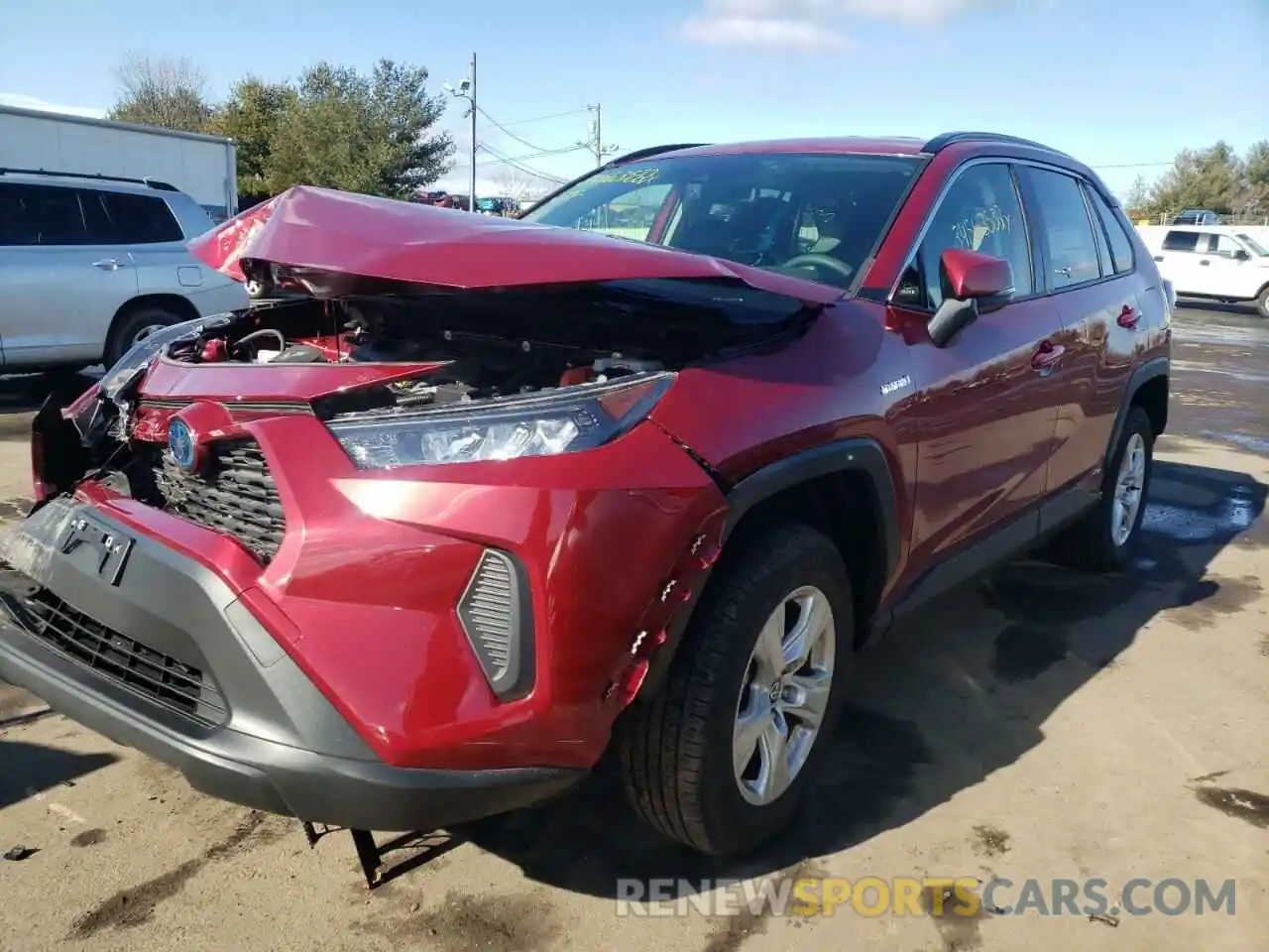 2 Photograph of a damaged car JTMMWRFV3LD069799 TOYOTA RAV4 2020