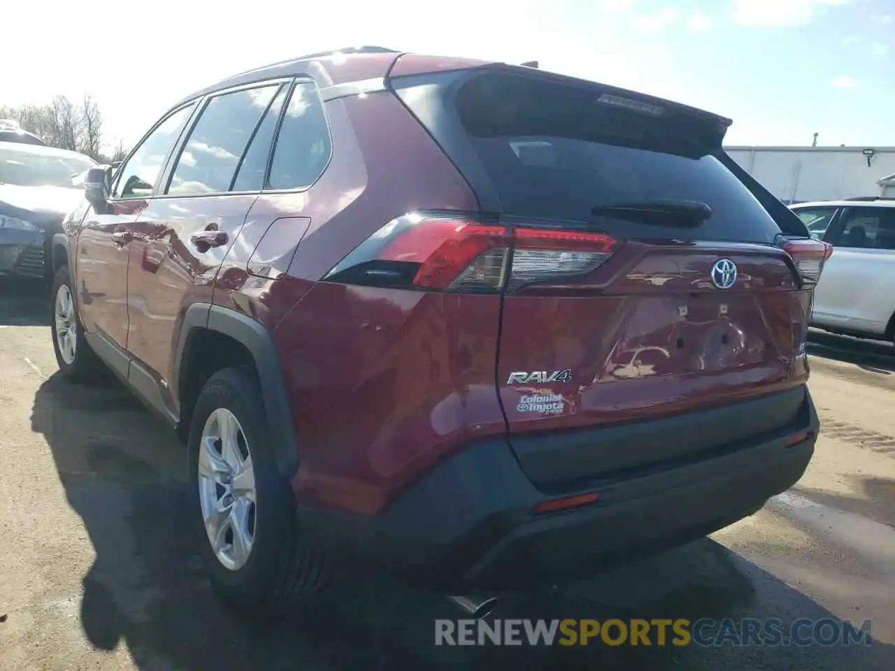 3 Photograph of a damaged car JTMMWRFV3LD069799 TOYOTA RAV4 2020