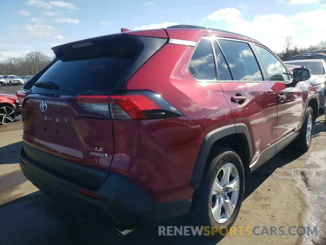 4 Photograph of a damaged car JTMMWRFV3LD069799 TOYOTA RAV4 2020