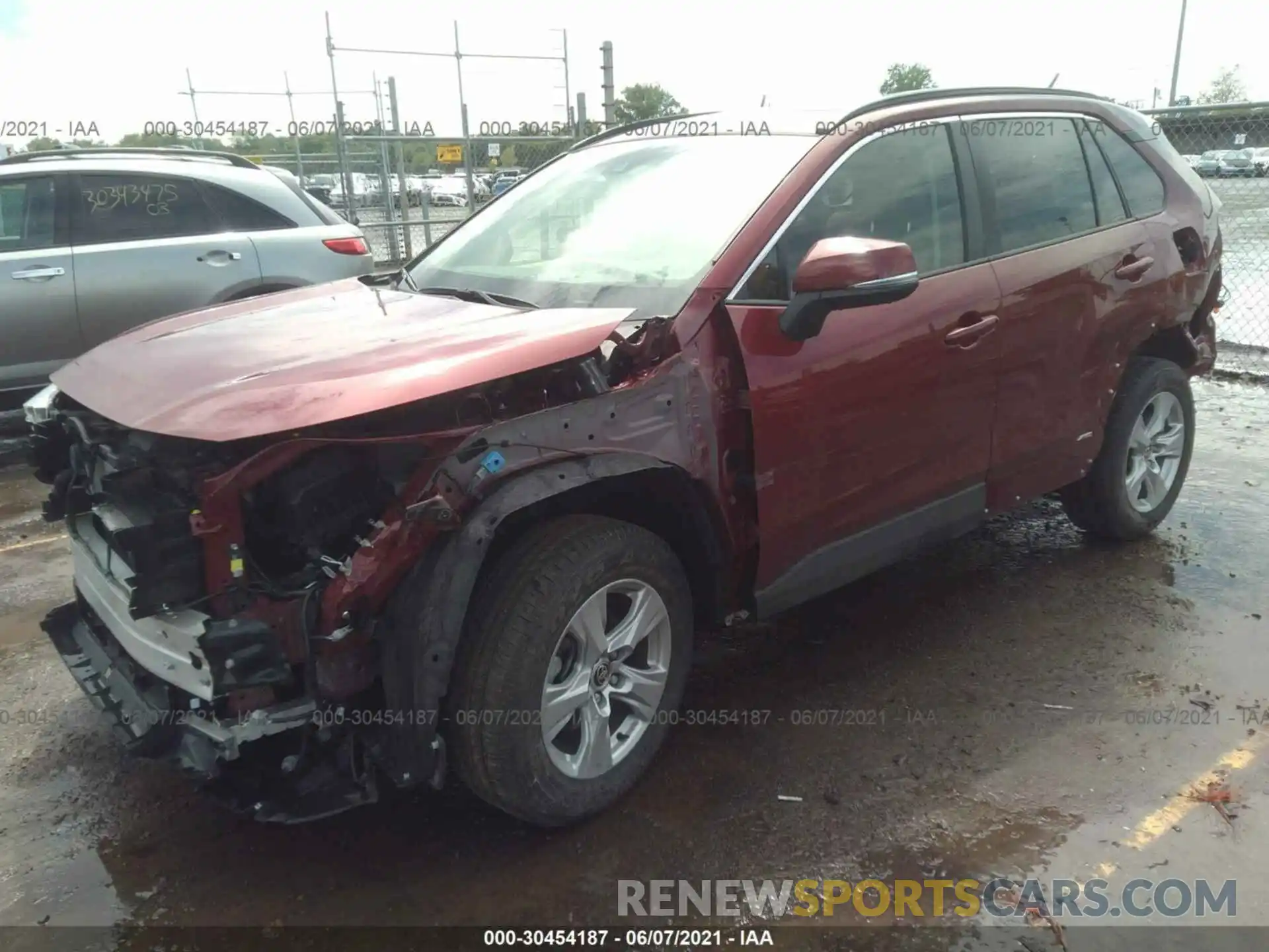 2 Photograph of a damaged car JTMMWRFV3LD071102 TOYOTA RAV4 2020