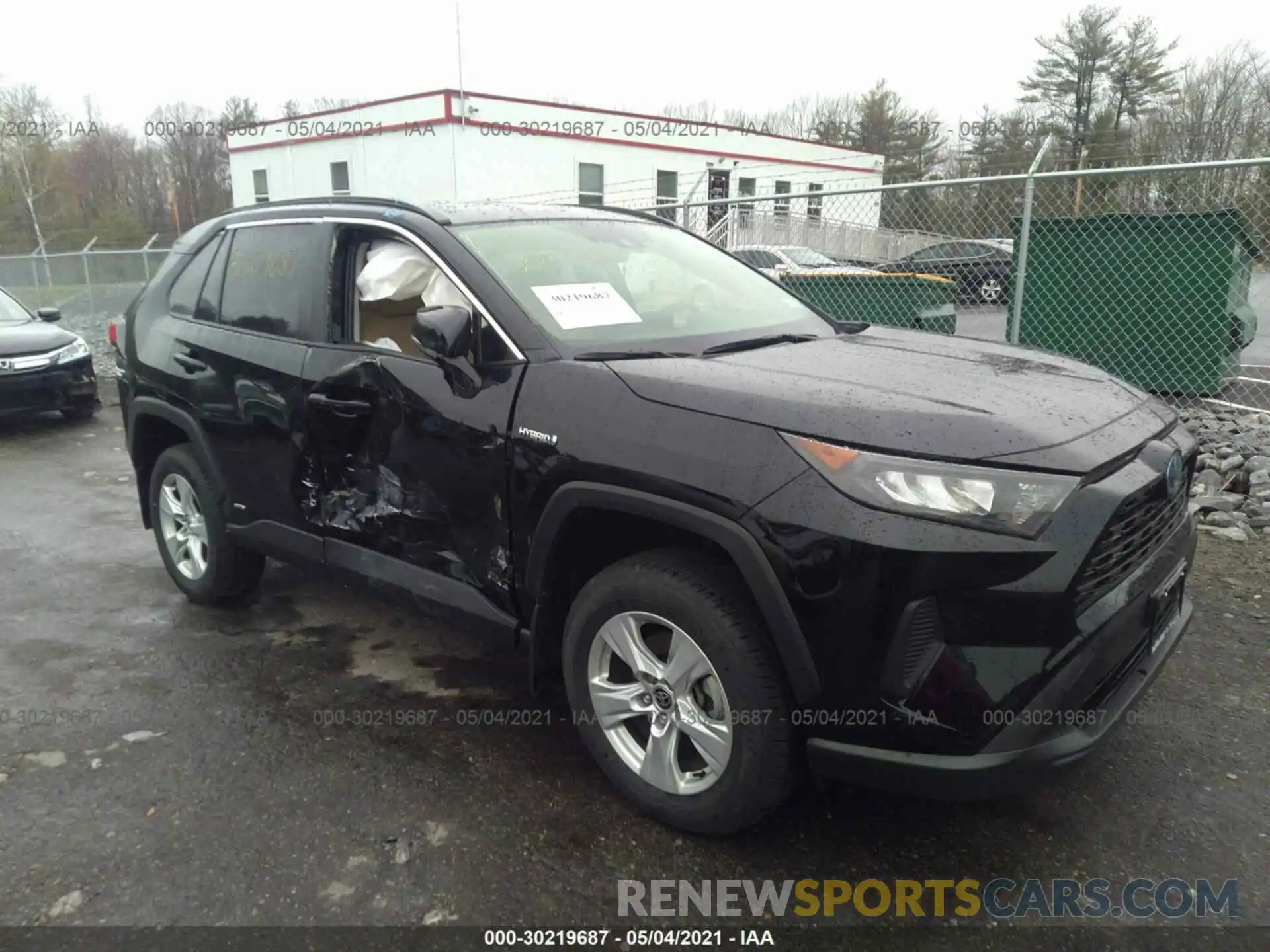 1 Photograph of a damaged car JTMMWRFV3LD072721 TOYOTA RAV4 2020