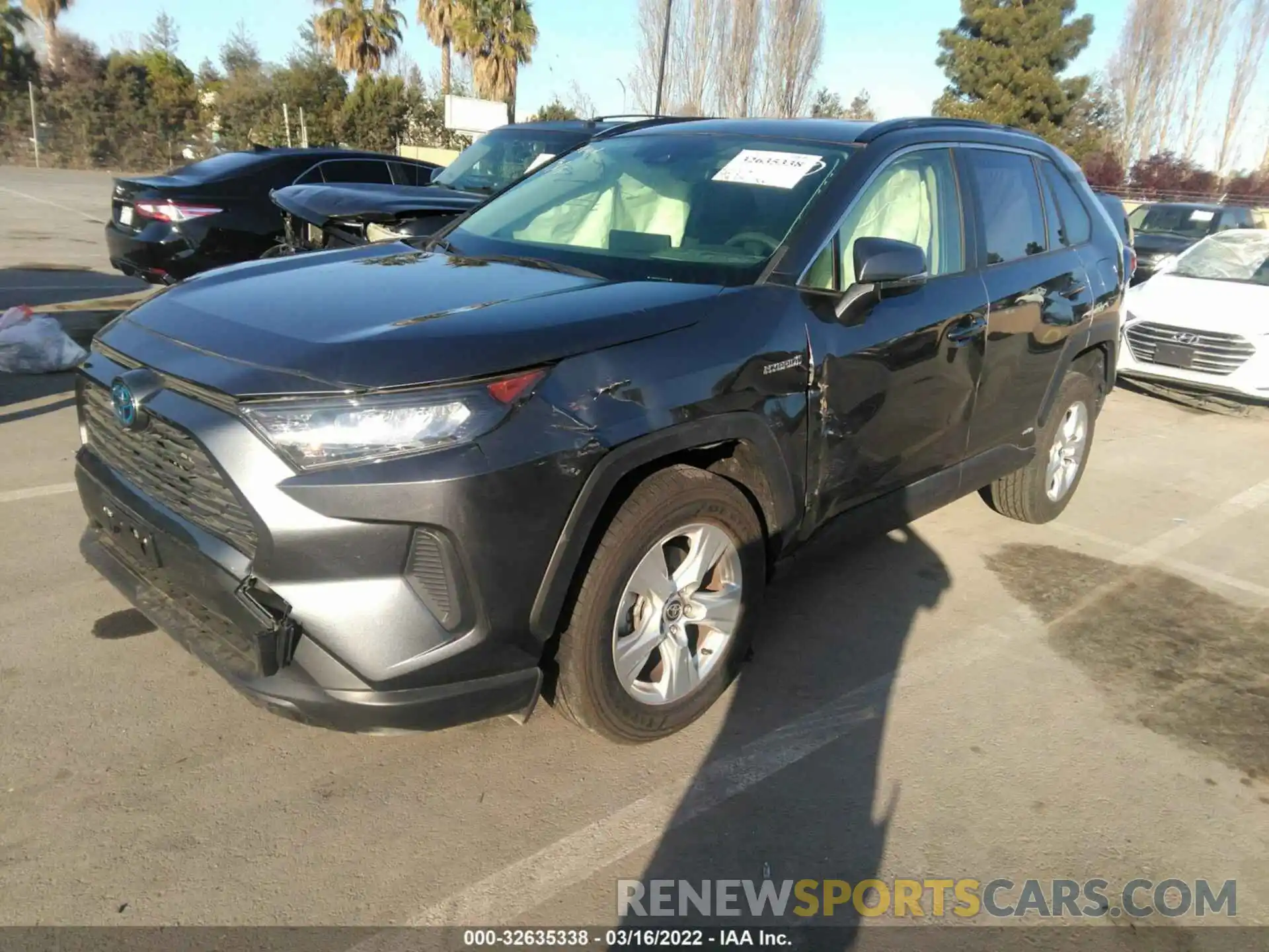 2 Photograph of a damaged car JTMMWRFV3LD073366 TOYOTA RAV4 2020