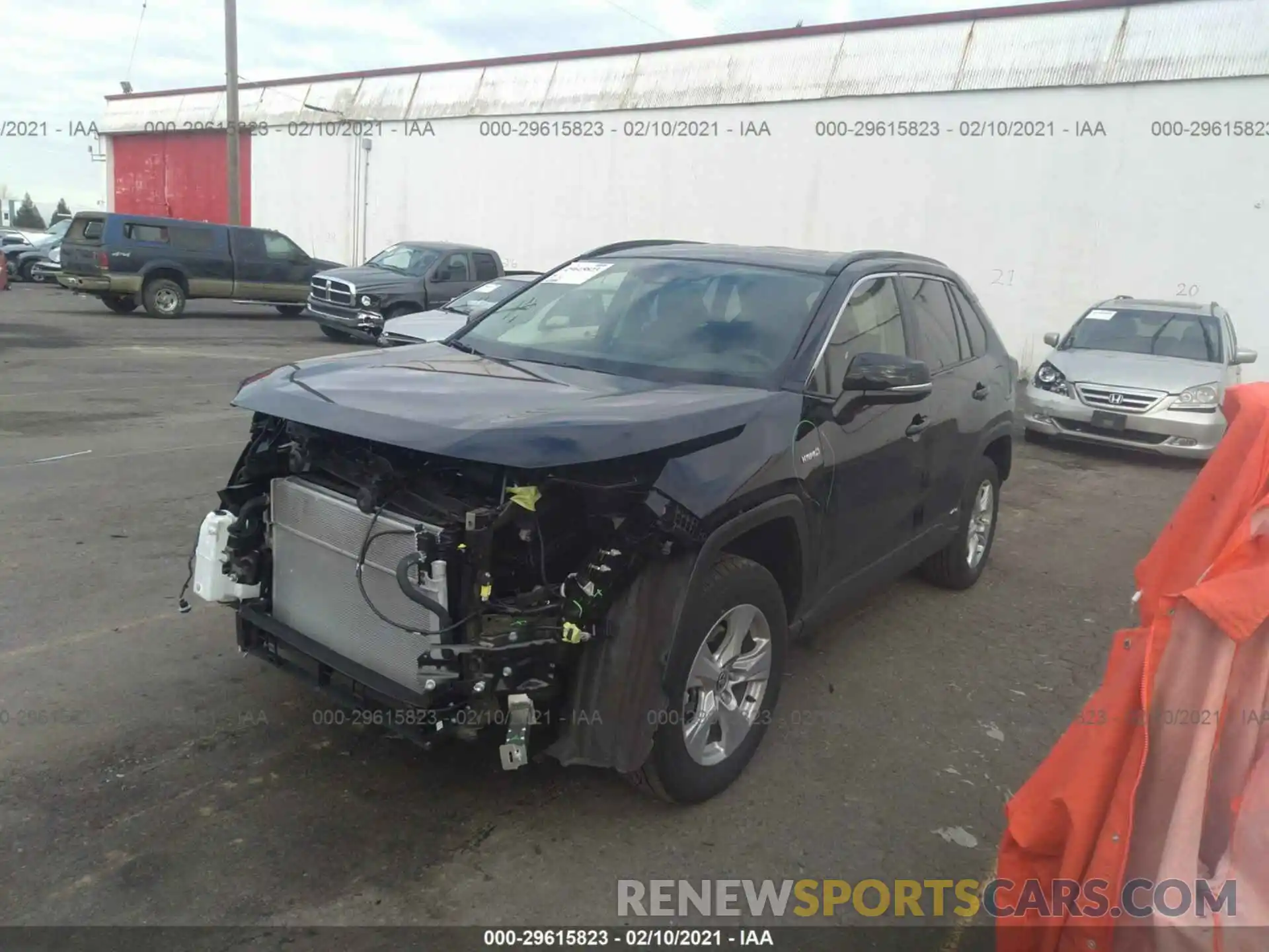 2 Photograph of a damaged car JTMMWRFV4LD538270 TOYOTA RAV4 2020