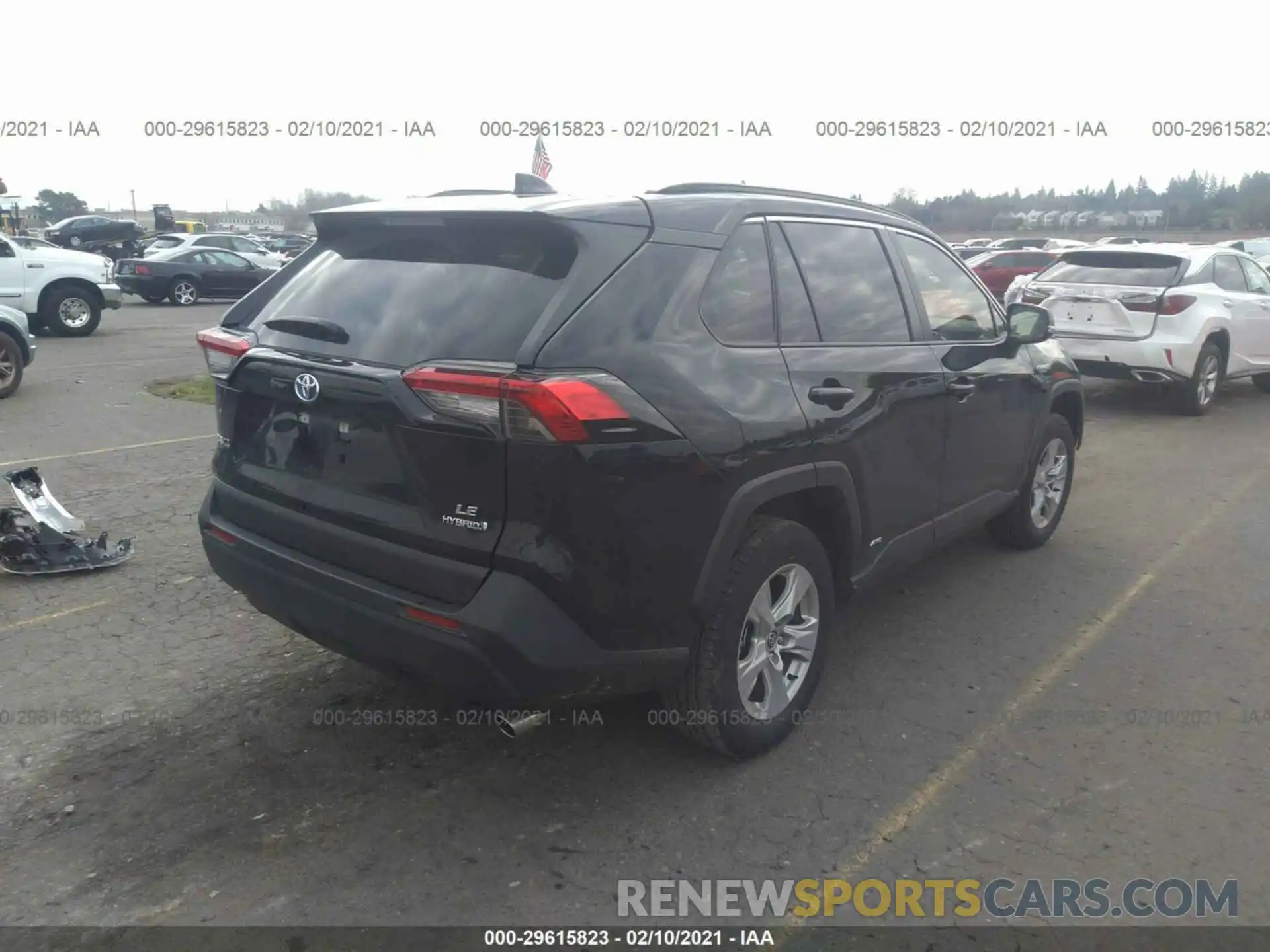 4 Фотография поврежденного автомобиля JTMMWRFV4LD538270 TOYOTA RAV4 2020