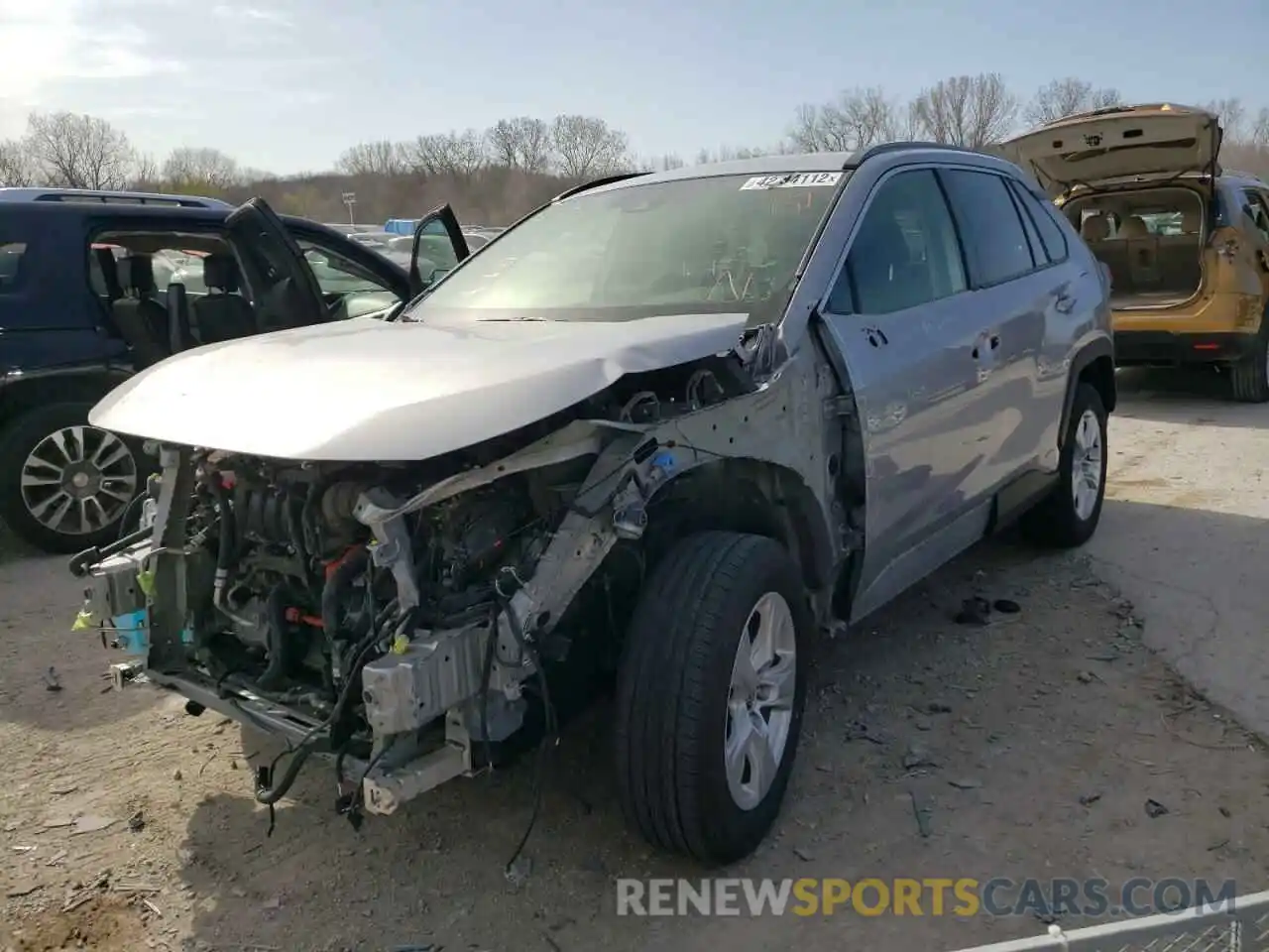 2 Photograph of a damaged car JTMMWRFV6LD059641 TOYOTA RAV4 2020