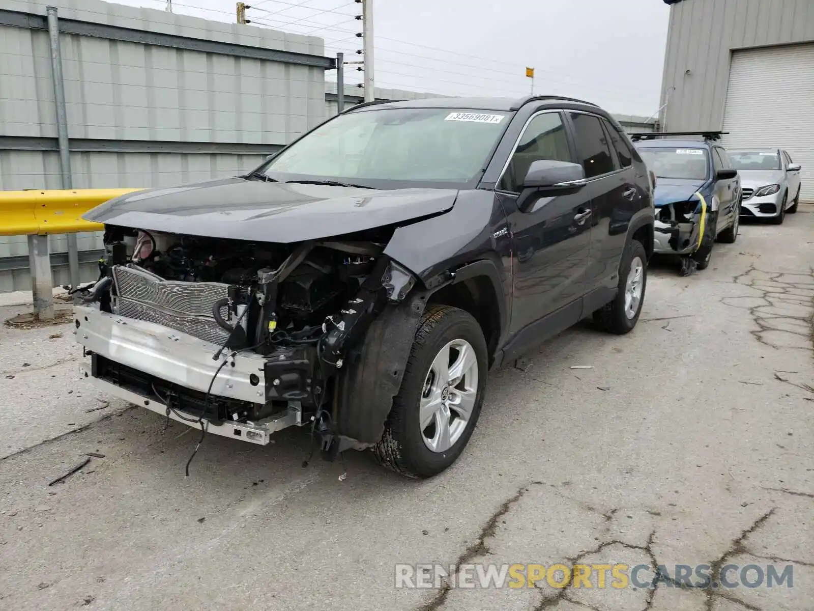 2 Photograph of a damaged car JTMMWRFV6LD549044 TOYOTA RAV4 2020