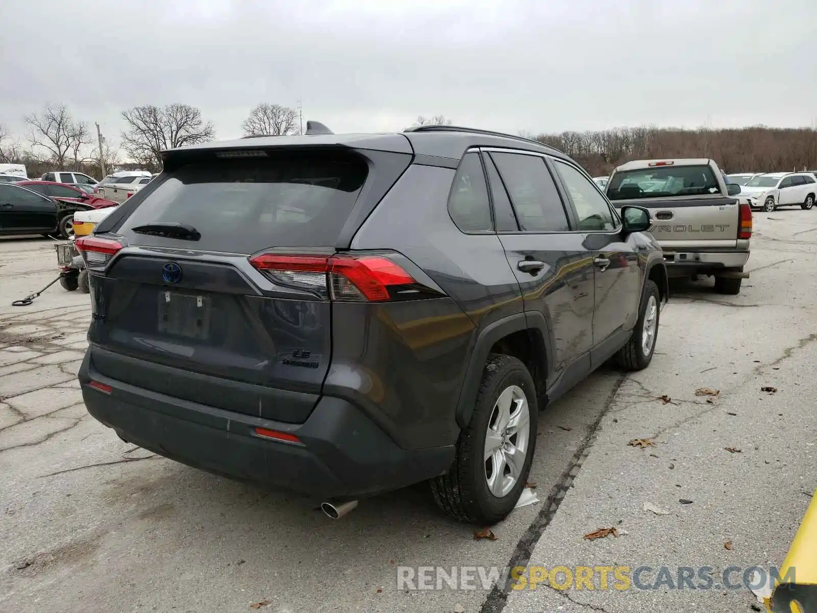 4 Photograph of a damaged car JTMMWRFV6LD549044 TOYOTA RAV4 2020