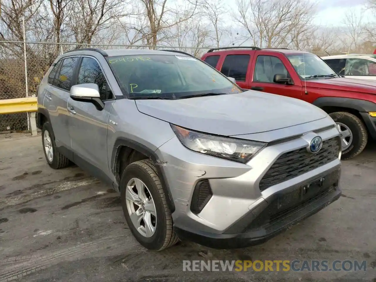 1 Photograph of a damaged car JTMMWRFV7LD045182 TOYOTA RAV4 2020