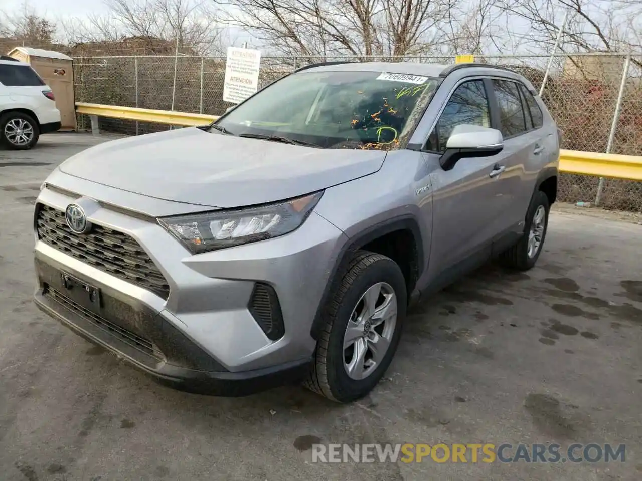 2 Photograph of a damaged car JTMMWRFV7LD045182 TOYOTA RAV4 2020